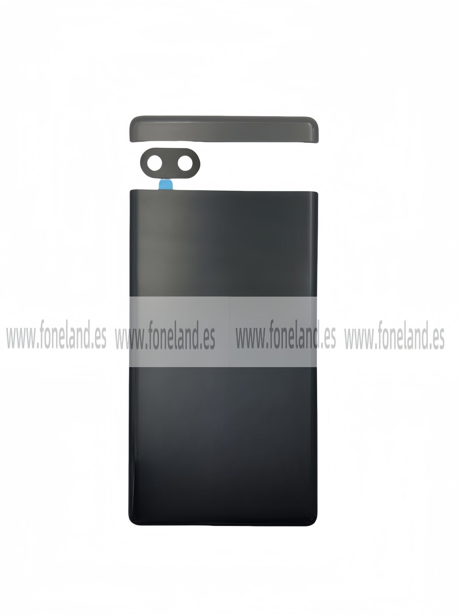 Tapa trasera para Google Pixel 6A Negro con Lente EXCELLENT
