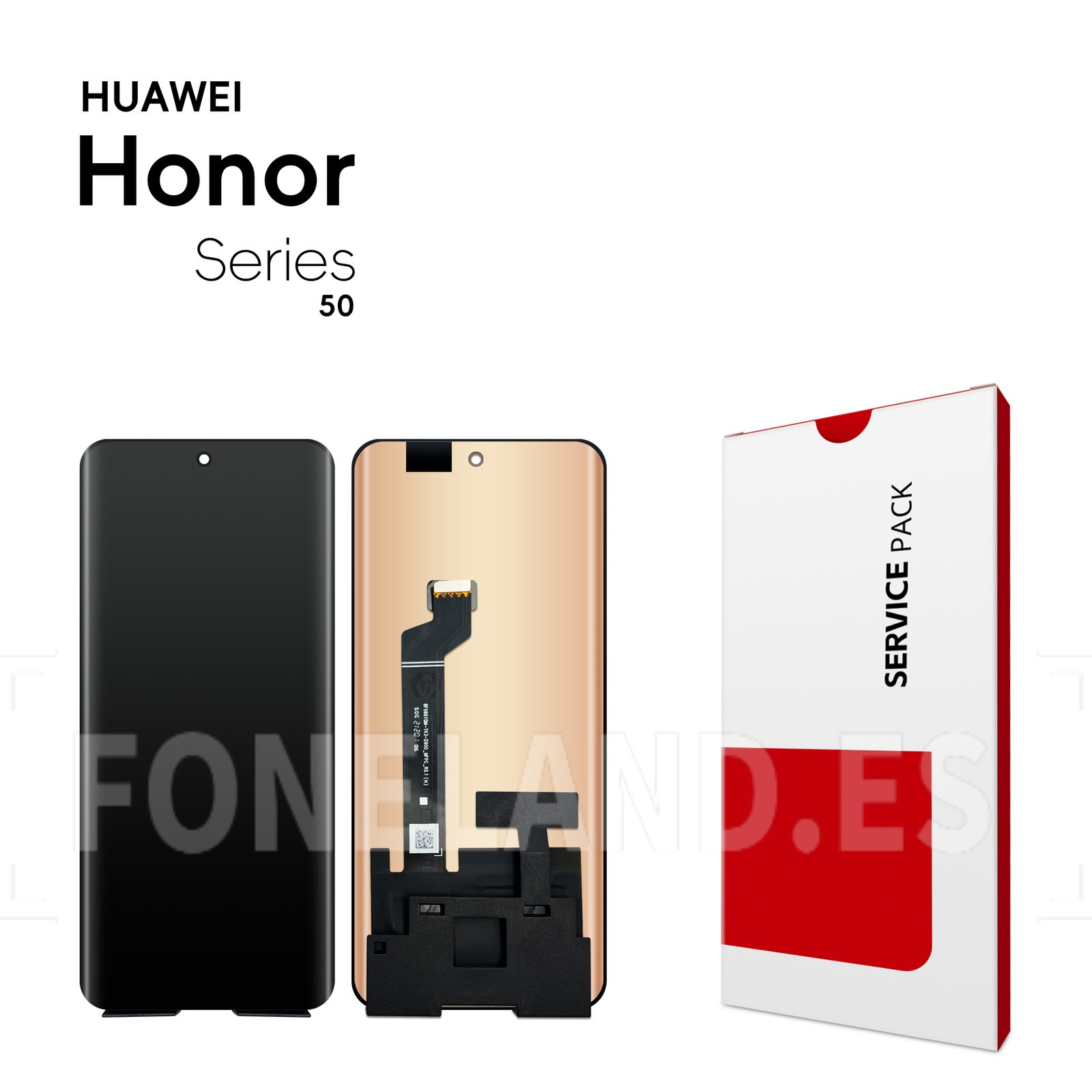 Pantalla Honor 50/Nova 9 Negra LCD + Táctil Completa SERVICE PACK