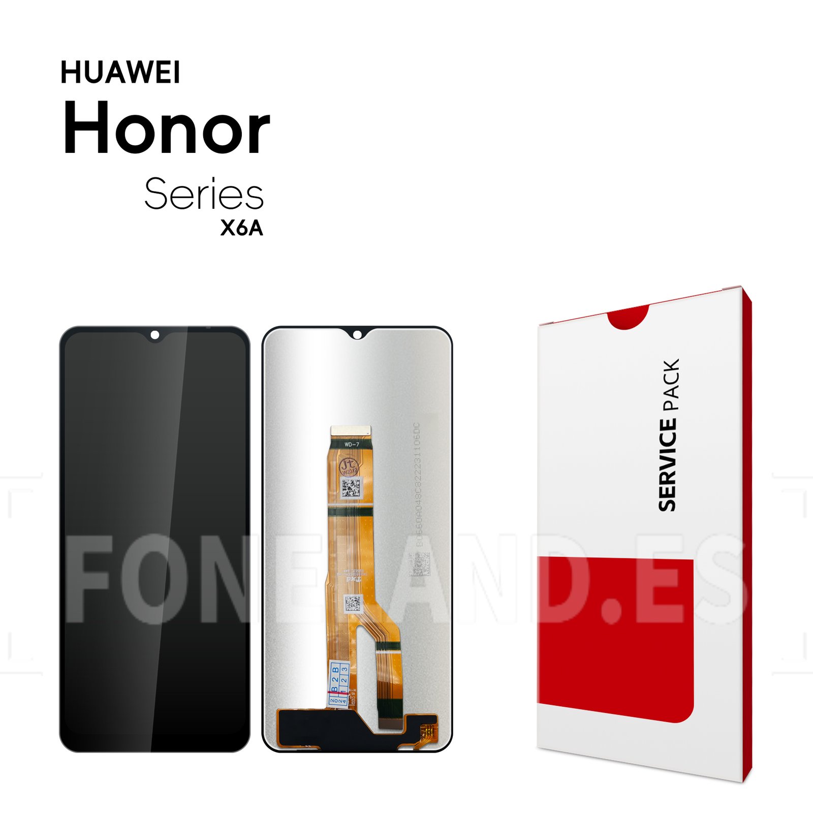 Pantalla Huawei Honor X6A/X5 Plus 4G 2023 sin marco SERVICE PACK Pantalla Huawei Honor X6A/X5 Plus 4G 2023 sin marco SERVICE PACK