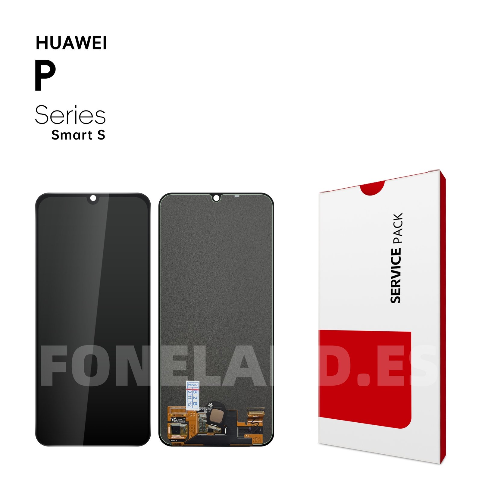Pantalla Huawei P Smart S/Y8P 2020/Honor Play 4T Pro/Honor 30i/Honor 20 Lite (CHINA)/Enjoy 10S Negra Completa LCD + Táctil SERVICE PACK