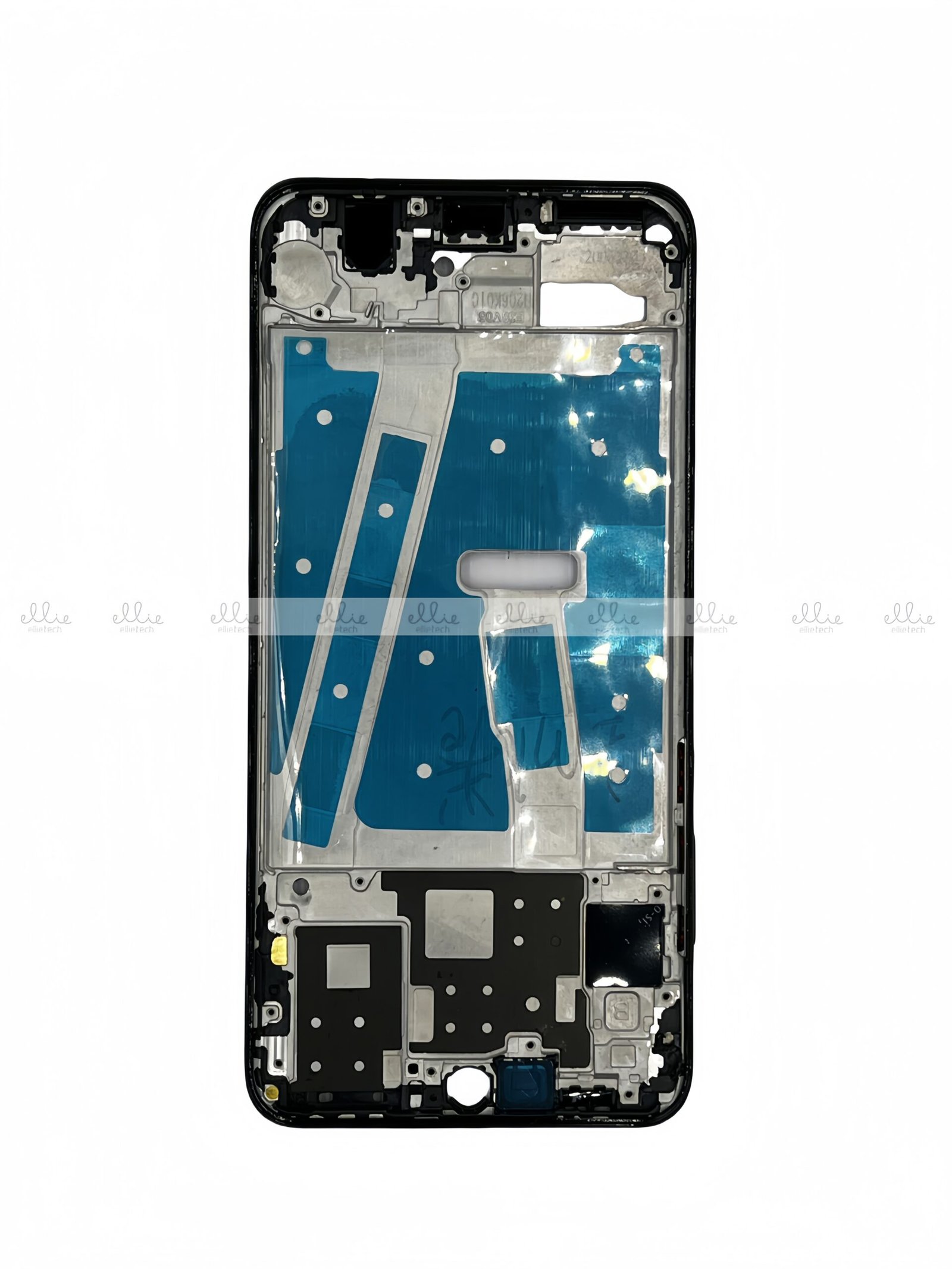 Carcasa frontal/intermedia para Huawei P30 Lite Negro Original