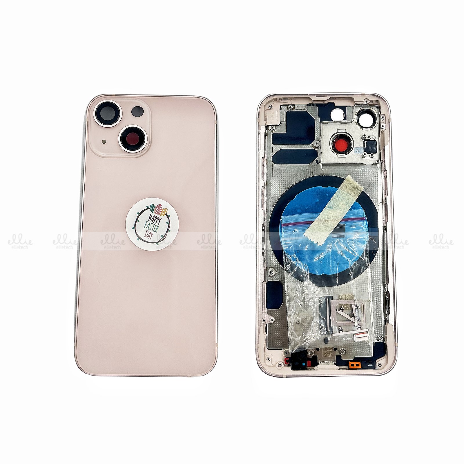 Carcasa Chasis Con Bandeja iPhone 13 Mini Rosa sin Recambios