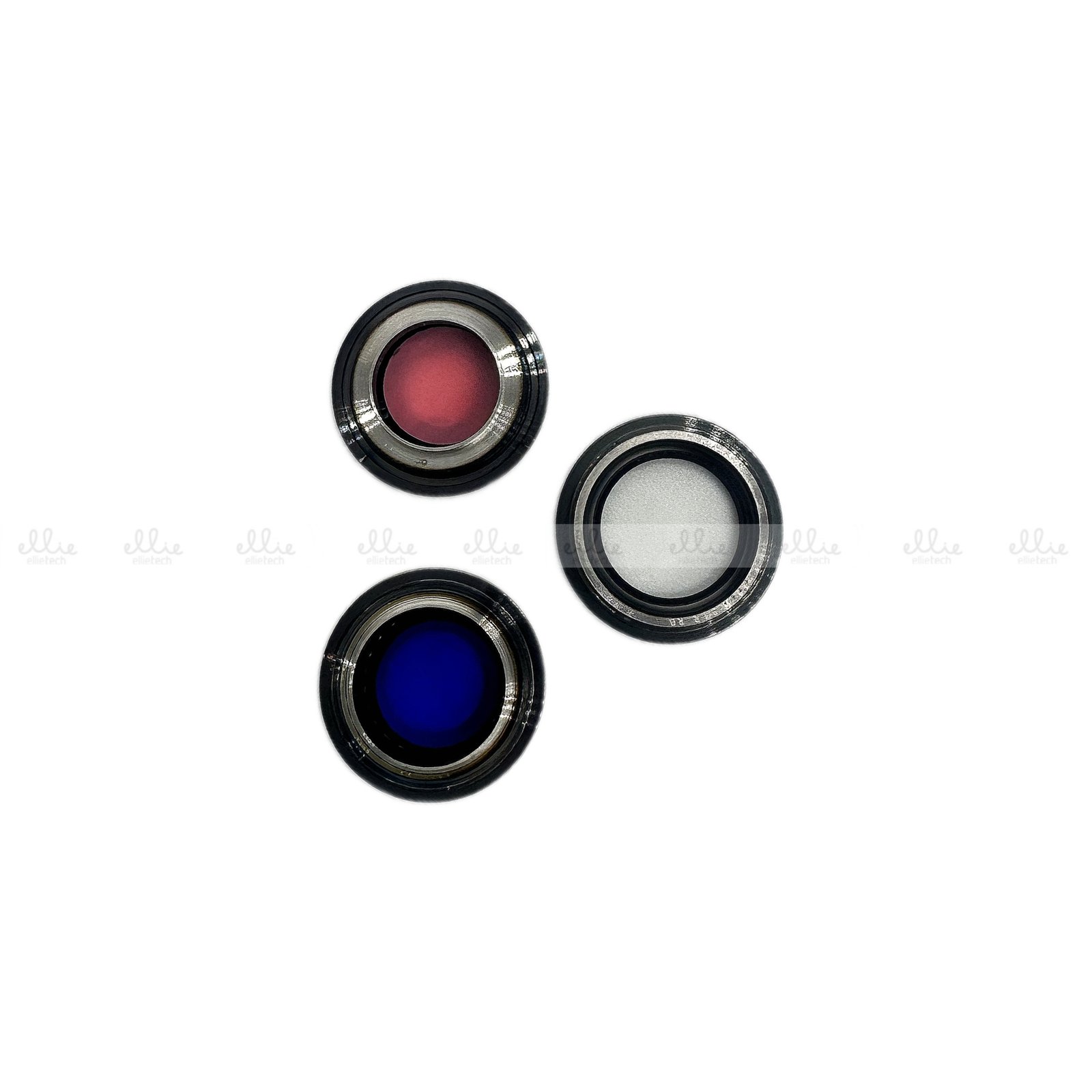 Lente de cristal de cámara + Marco para iPhone 13 Pro/13 Pro Max - negro