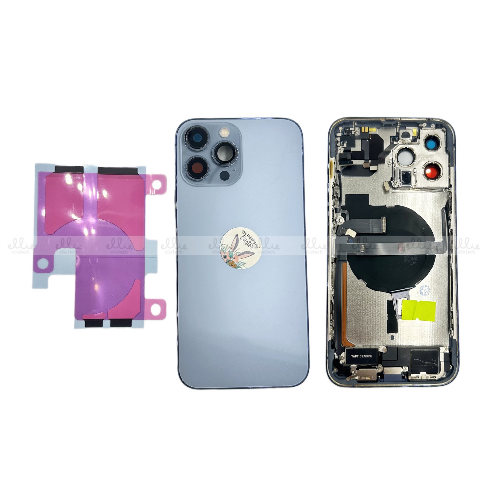 Tapa Chasis Con Recambios para iPhone 13 Pro Max - azul