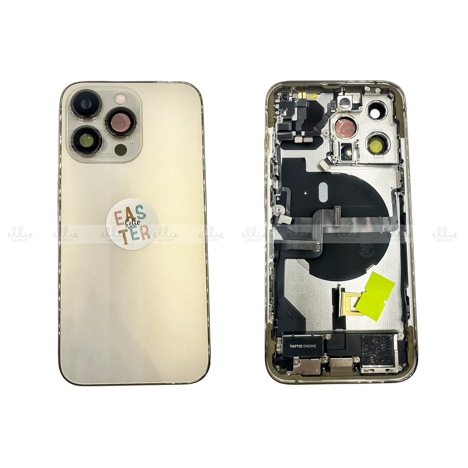 Tapa Chasis Con Recambios para iPhone 13 Pro - dorado