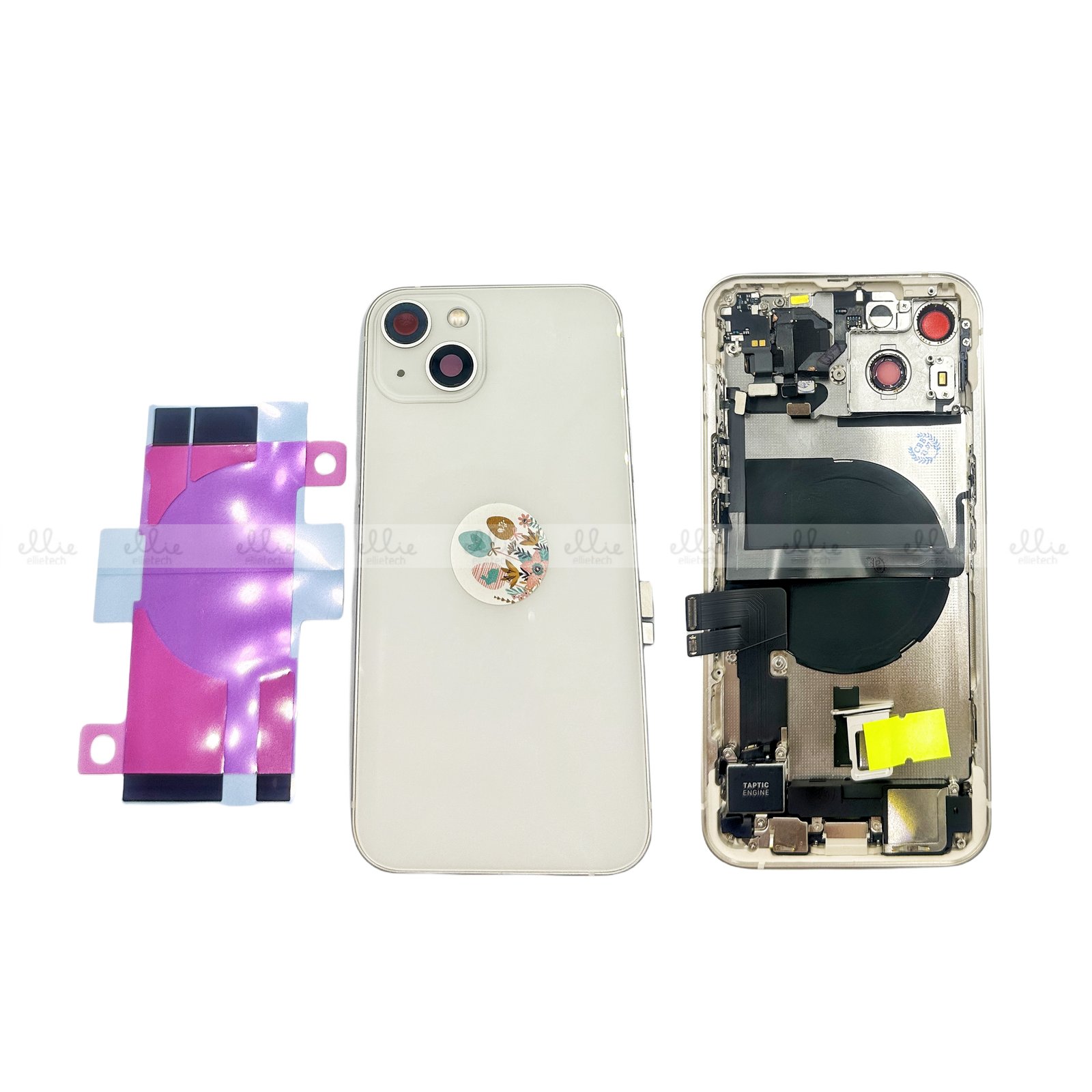 Tapa Chasis Con Recambios para iPhone 13 - blanco