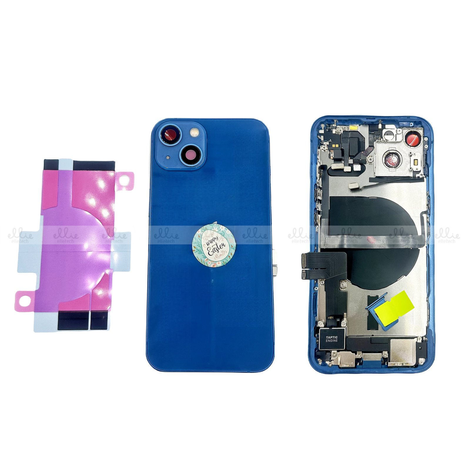 Tapa Chasis Con Recambios para iPhone 13 - azul