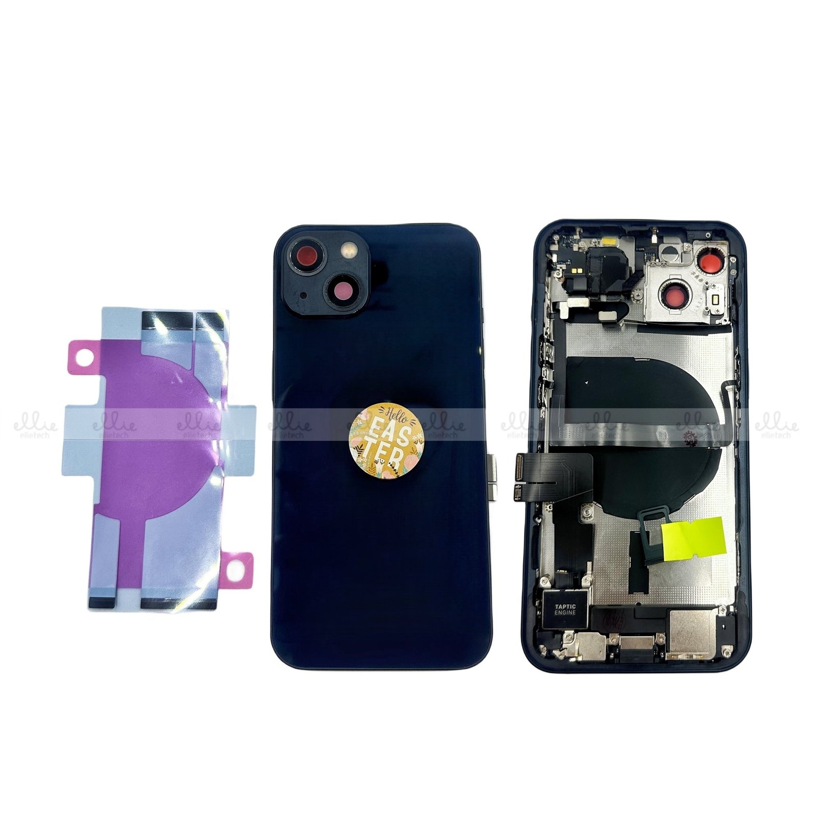 Tapa Chasis Con Recambios para iPhone 13 - negro