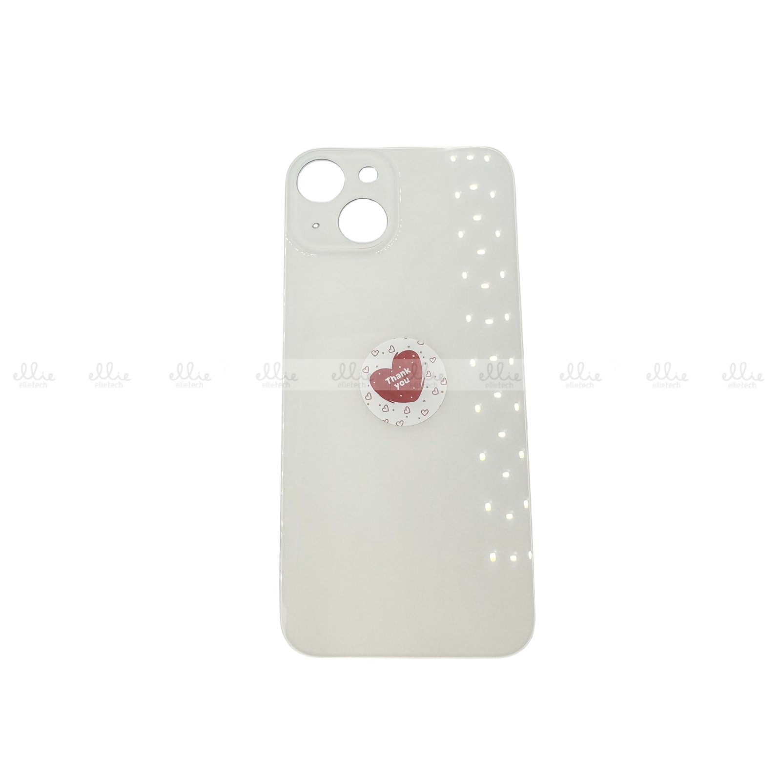 Tapa trasera Cristal para iPhone 14 - blanco