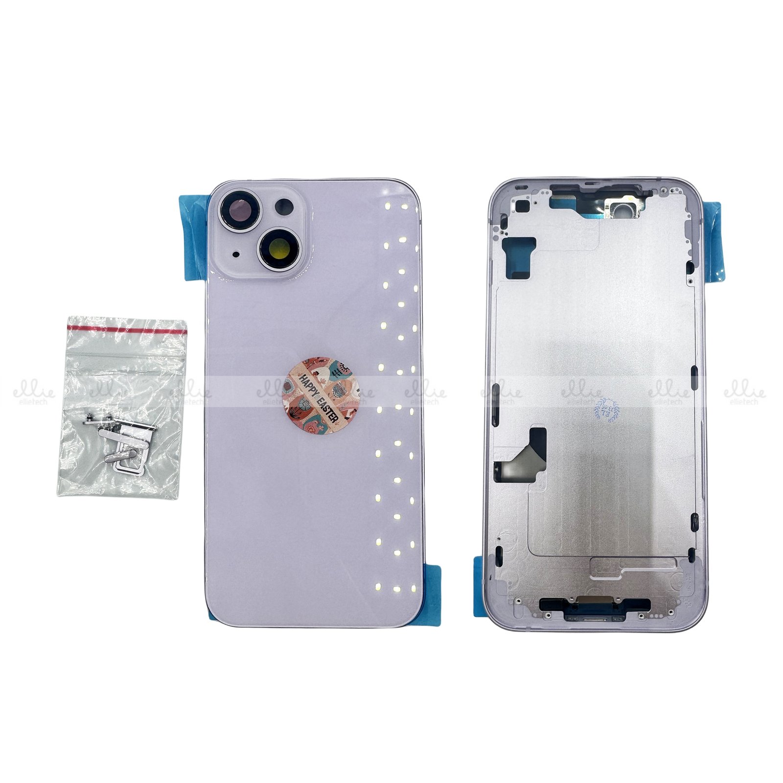 Tapa Chasis Con Bandeja iPhone 14 Lila Sin Recambios