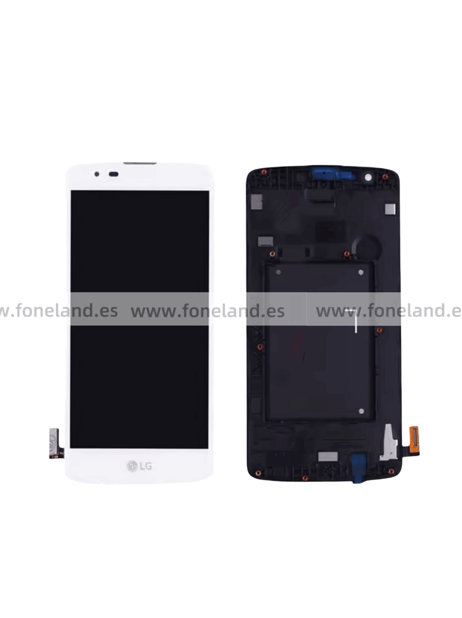 Pantalla Original LG K8 Blanco con marco Completa LCD + Táctil