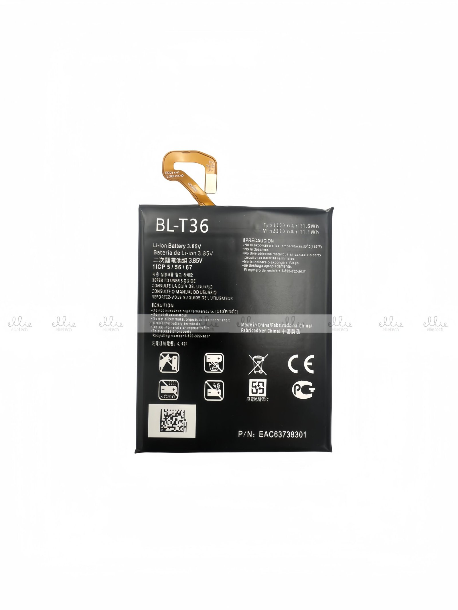 Batería BL-T36 LG K10 2018/K11 2018 X410/k30