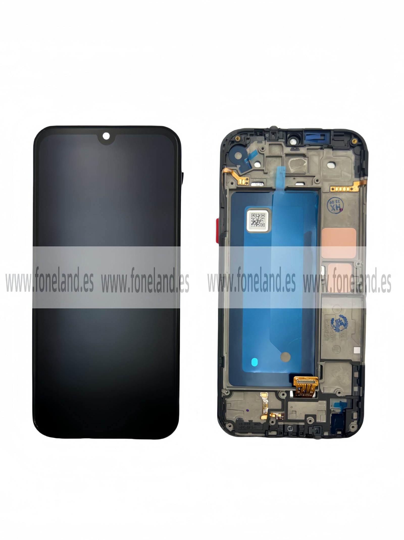 Original Pantalla LG K31 con marco Negro Completa LCD + Táctil