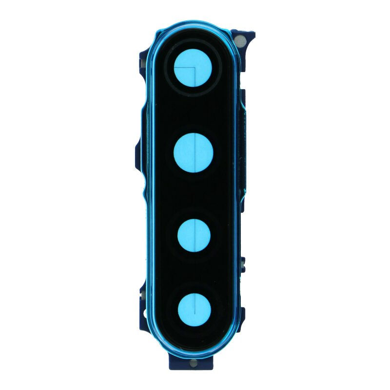 Lente de cristal de cámara + Marco para Xiaomi Redmi Note 8/8T Azul claro Cámara