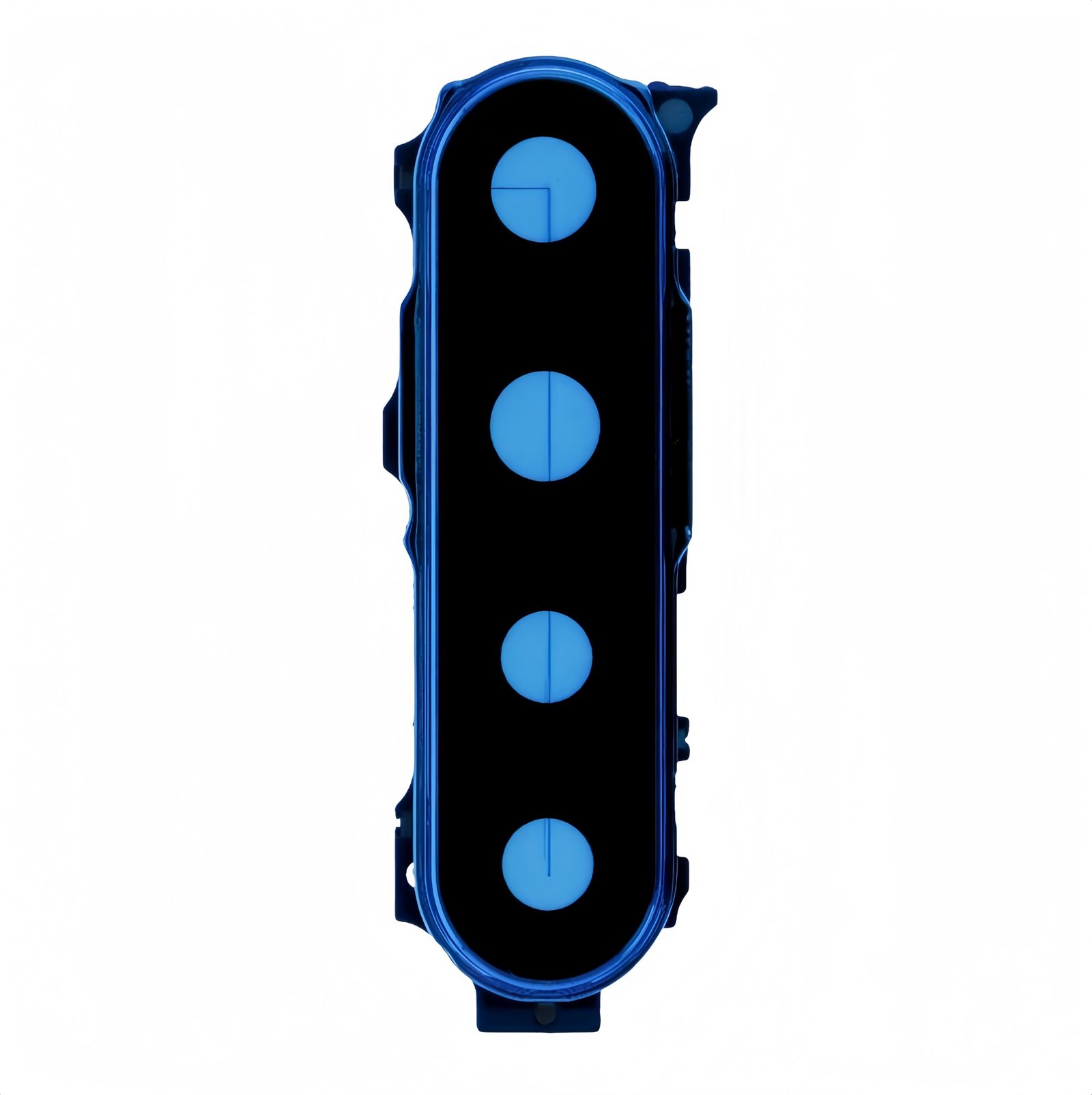 Lente de cristal de cámara + Marco para Xiaomi Redmi Note 8/8T Azul oscuro Cámara