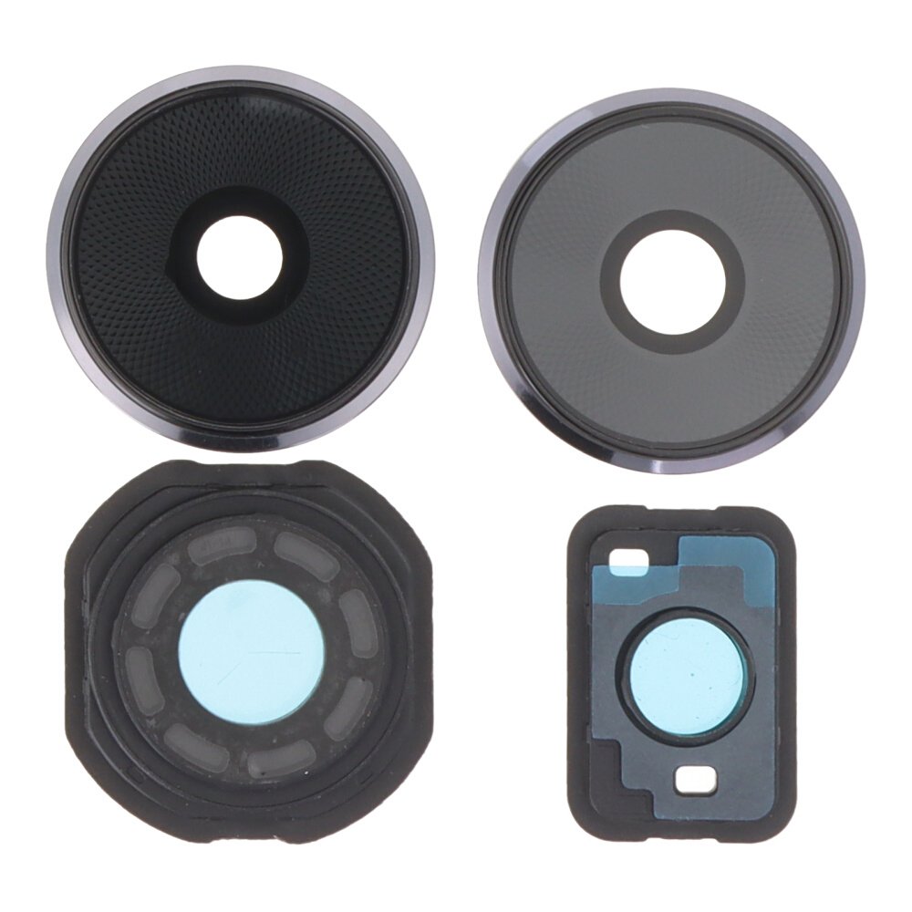 Lente de cristal de cámara con Bisel para Xiaomi Poco F6 - negro