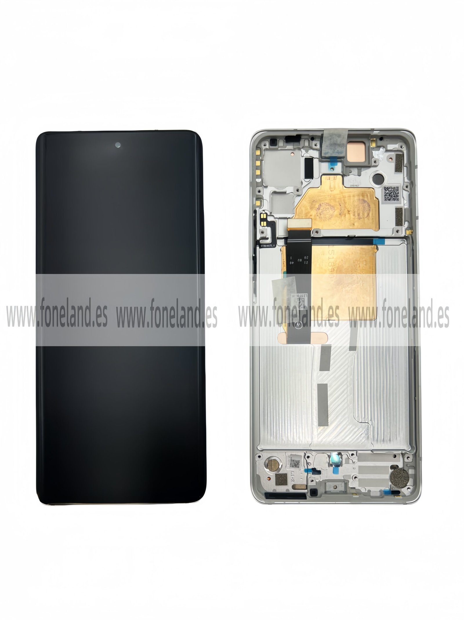 Original Pantalla Motorola Moto Edge 30 Fusion Blanco Completa LCD + Táctil con marco