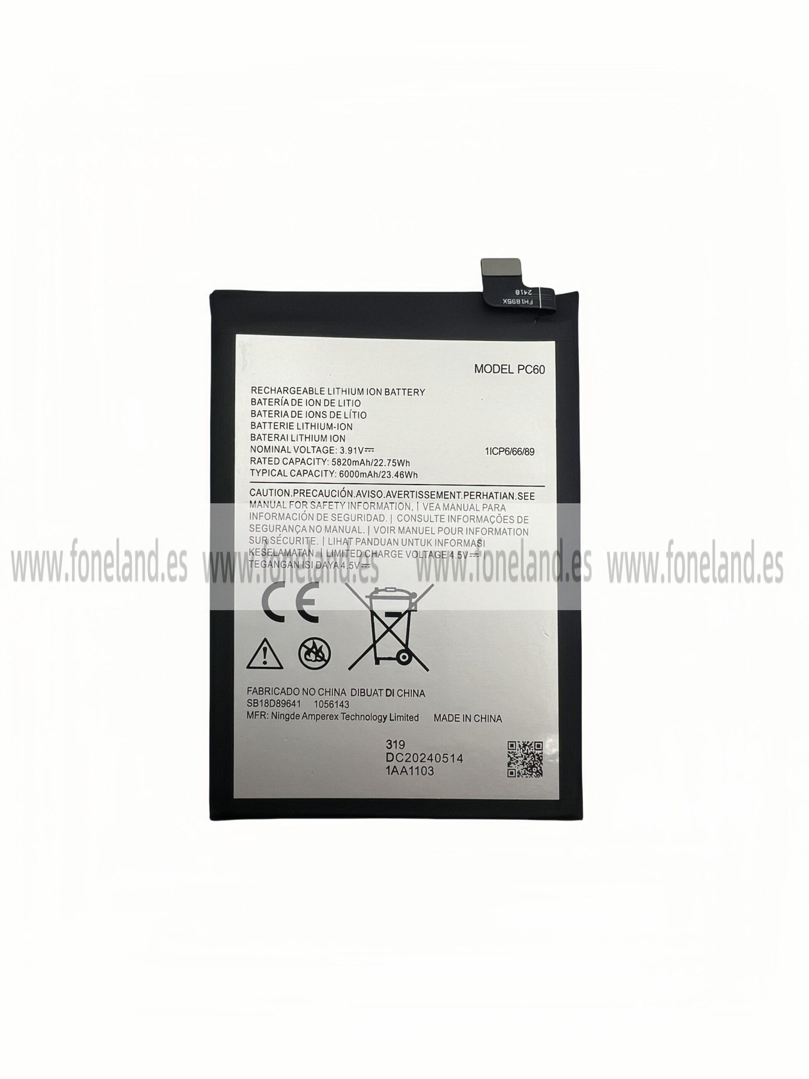 Batería Motorola G54 Power/G24 (PC60)