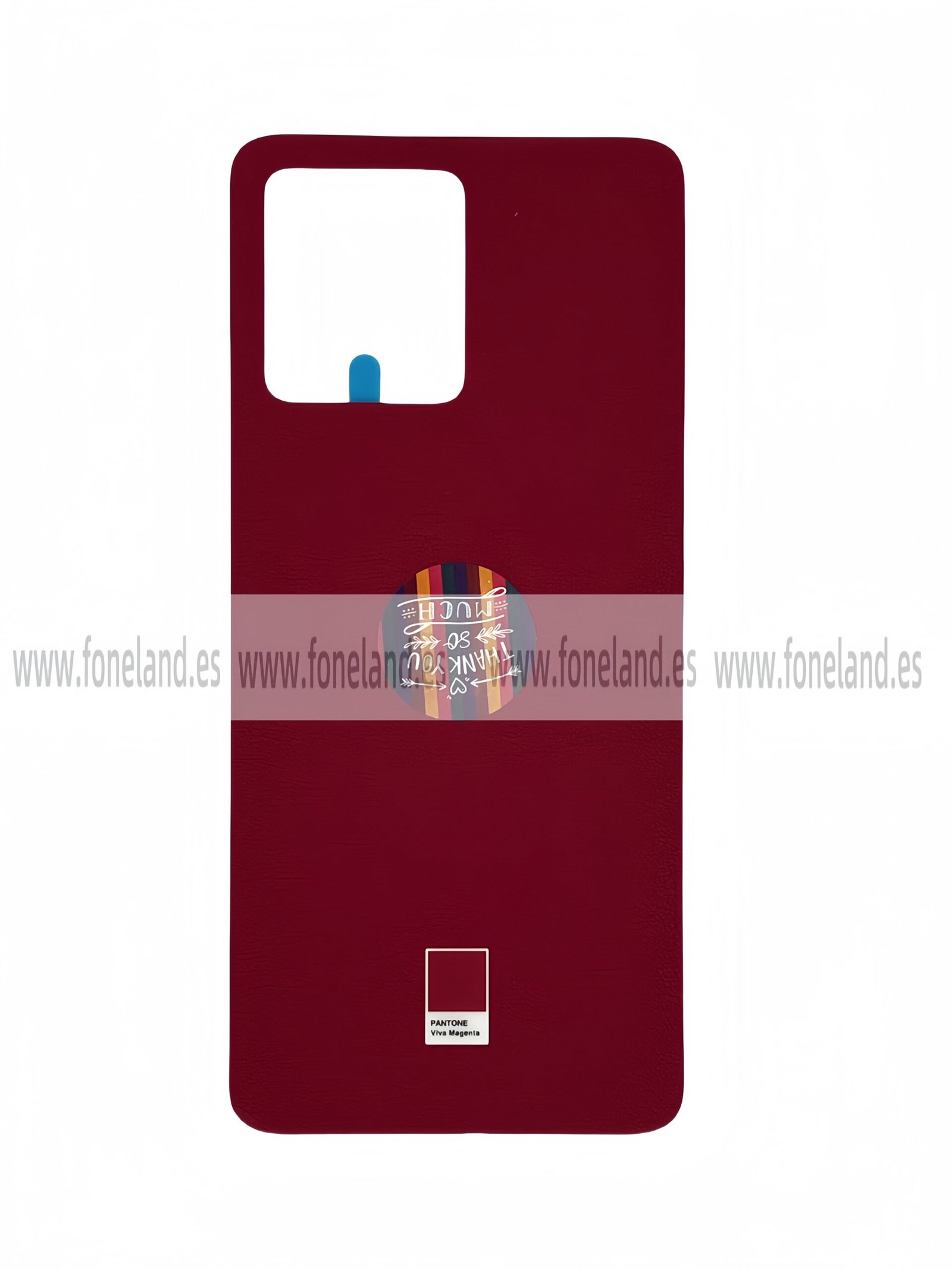 Tapa trasera para Motorola Moto G84 5G Roja Original
