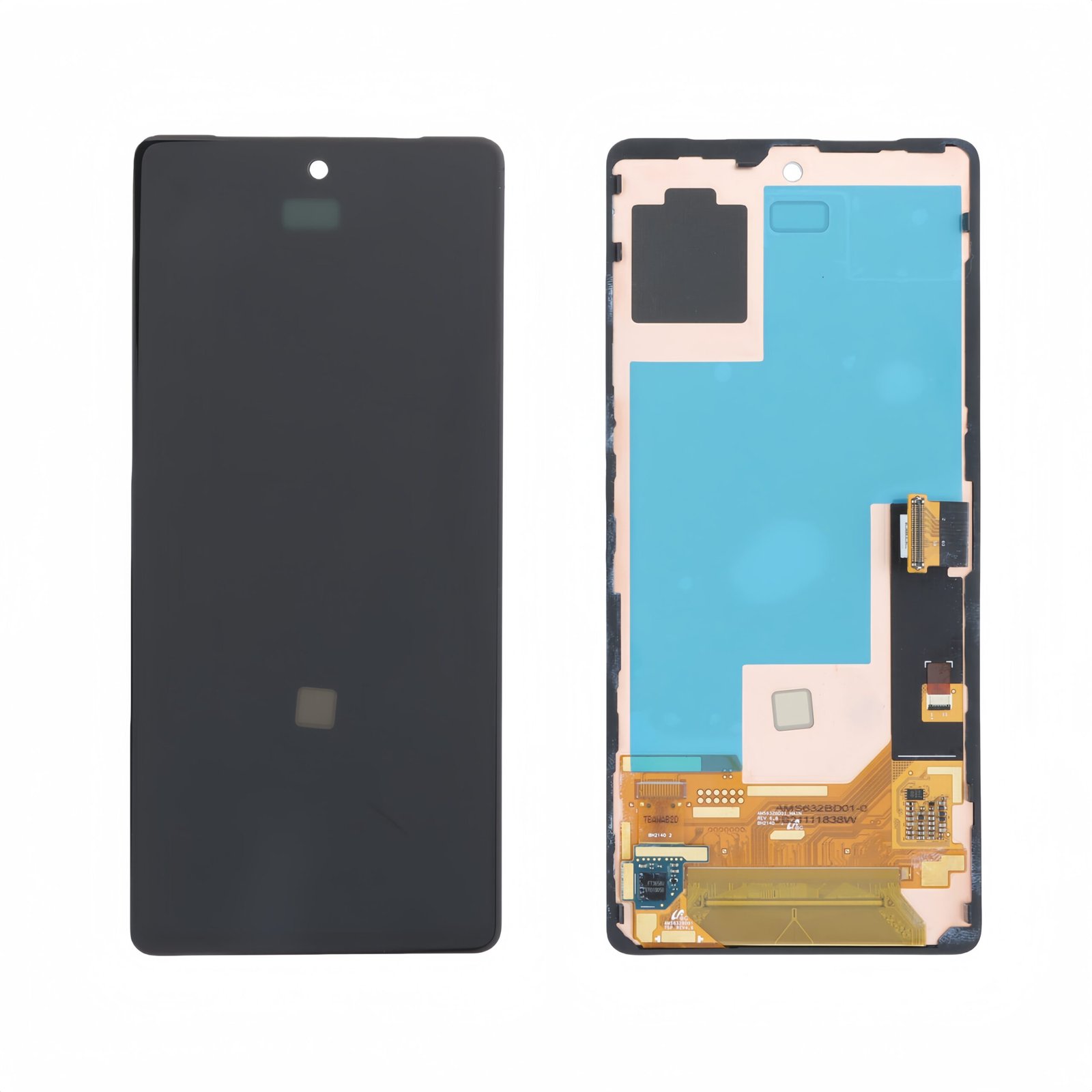 Pantalla Google Pixel 7 5G Negra Completa LCD + Táctil con Huella SERVICE PACK