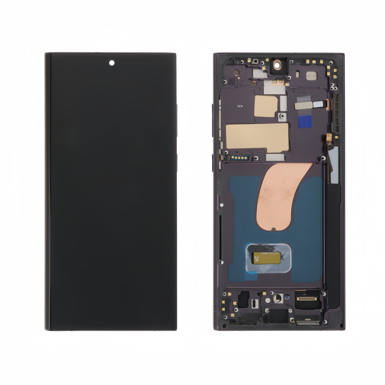 " OLED " Pantalla Samsung Galaxy S23 Ultra (SM-S981B) con marco Negro LCD + Táctil Completo