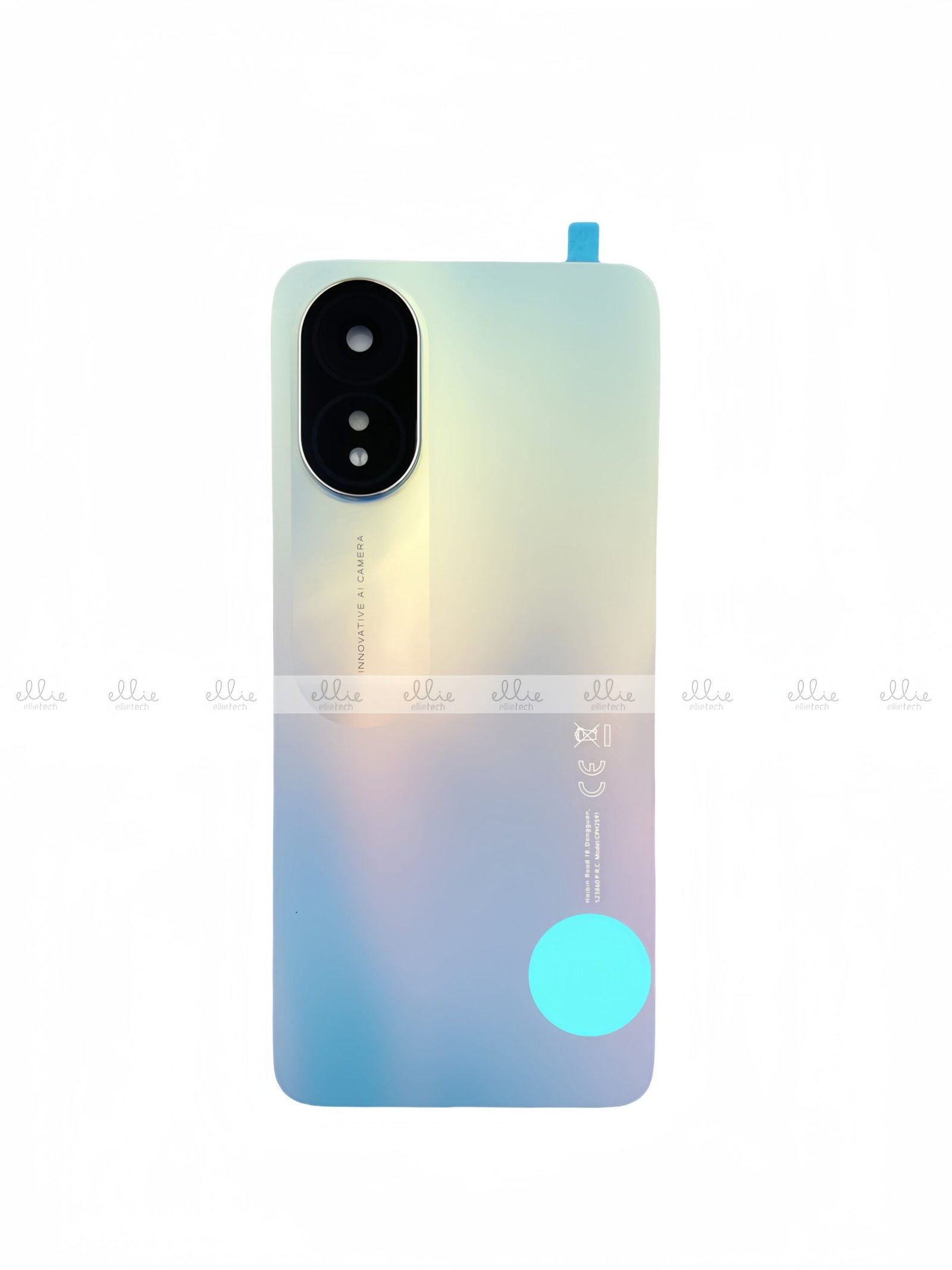 Tapa trasera para OPPO A18 Azul Original con Lente