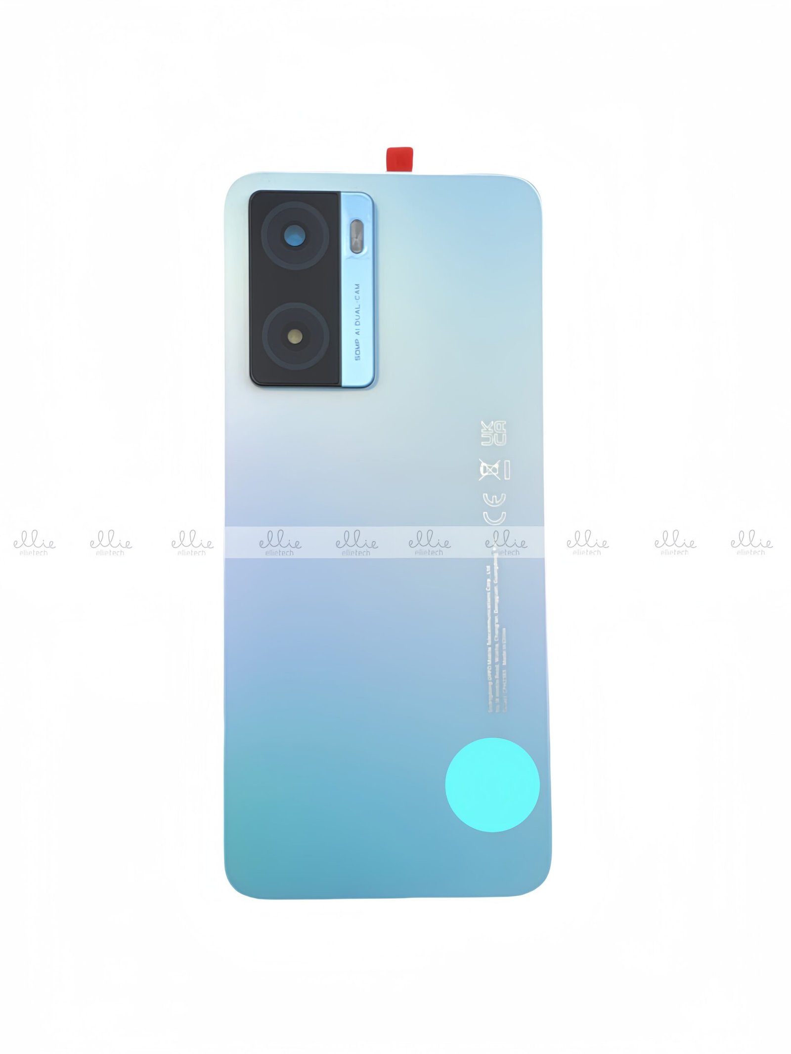 Tapa trasera para OPPO A57S/OPPO A57 4G Azul Original con Lente