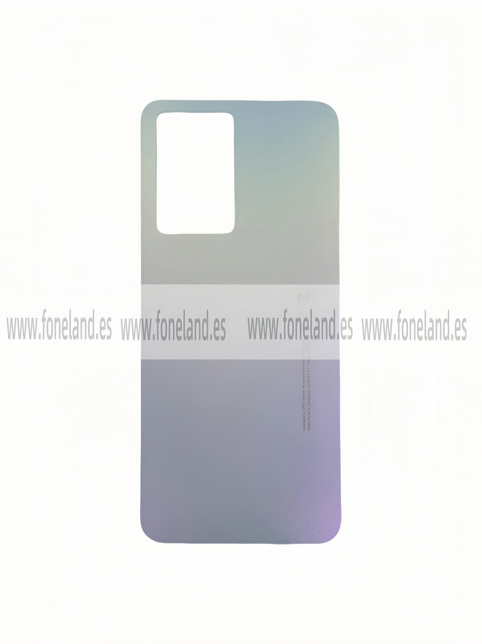 Tapa trasera para OPPO A57S/OPPO A57 4G - azul