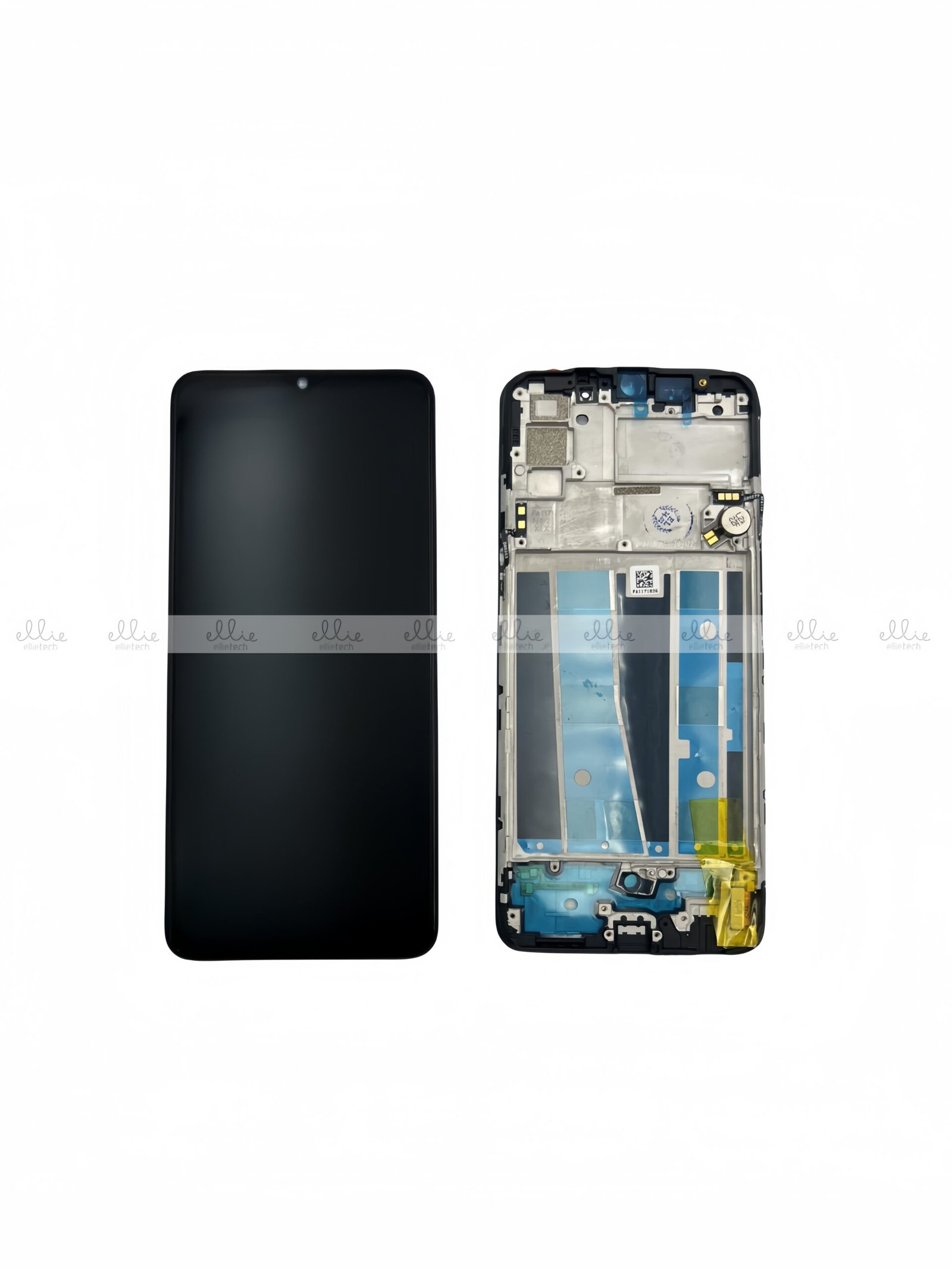 Original Nuevo Pantalla OPPO A91 Negra Completa LCD + Táctil con marco SERVICE PACK