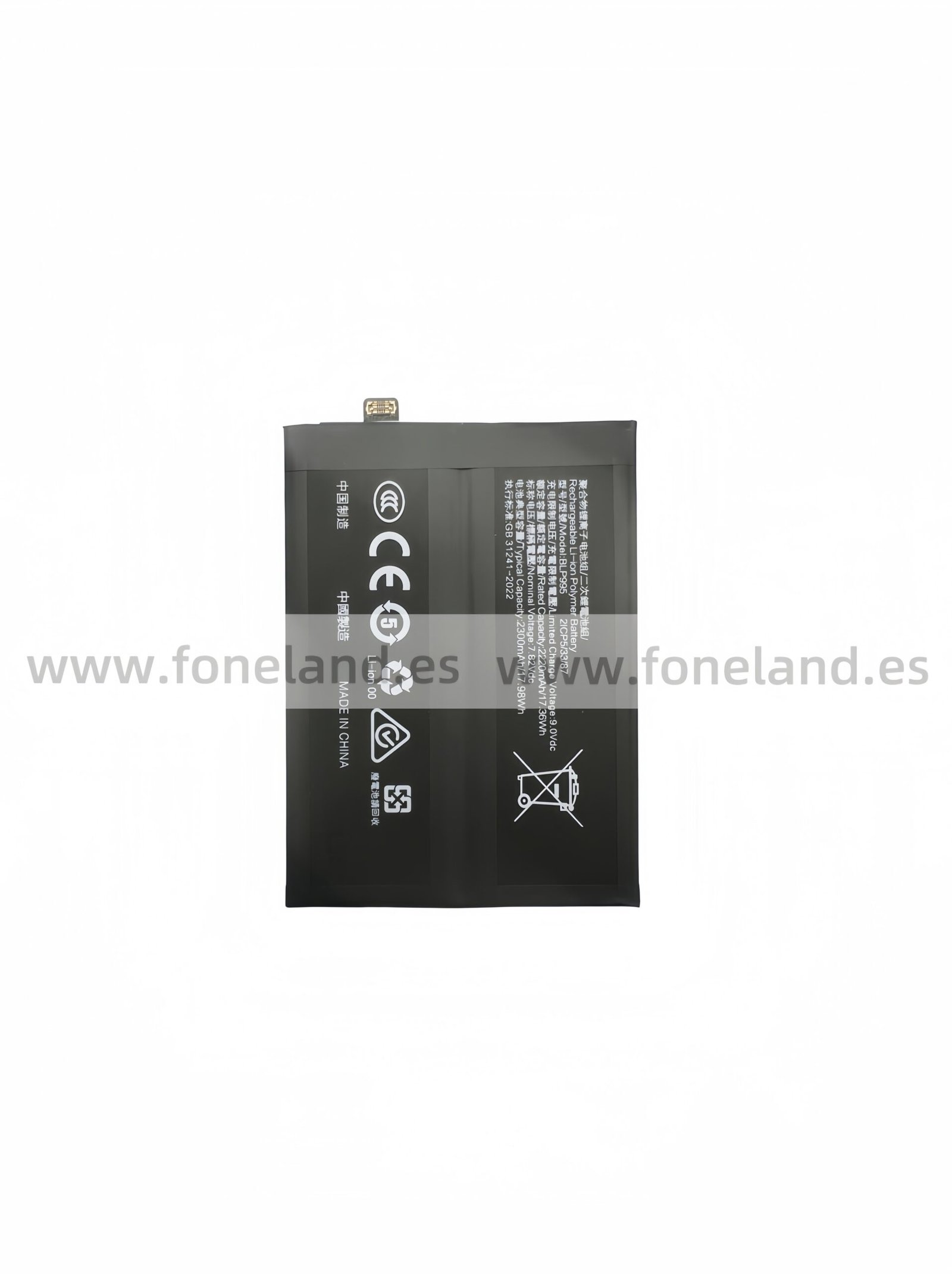 Batería OPPO Reno 10 5G/Reno 10 Pro 5G (CPH2525) BLP995