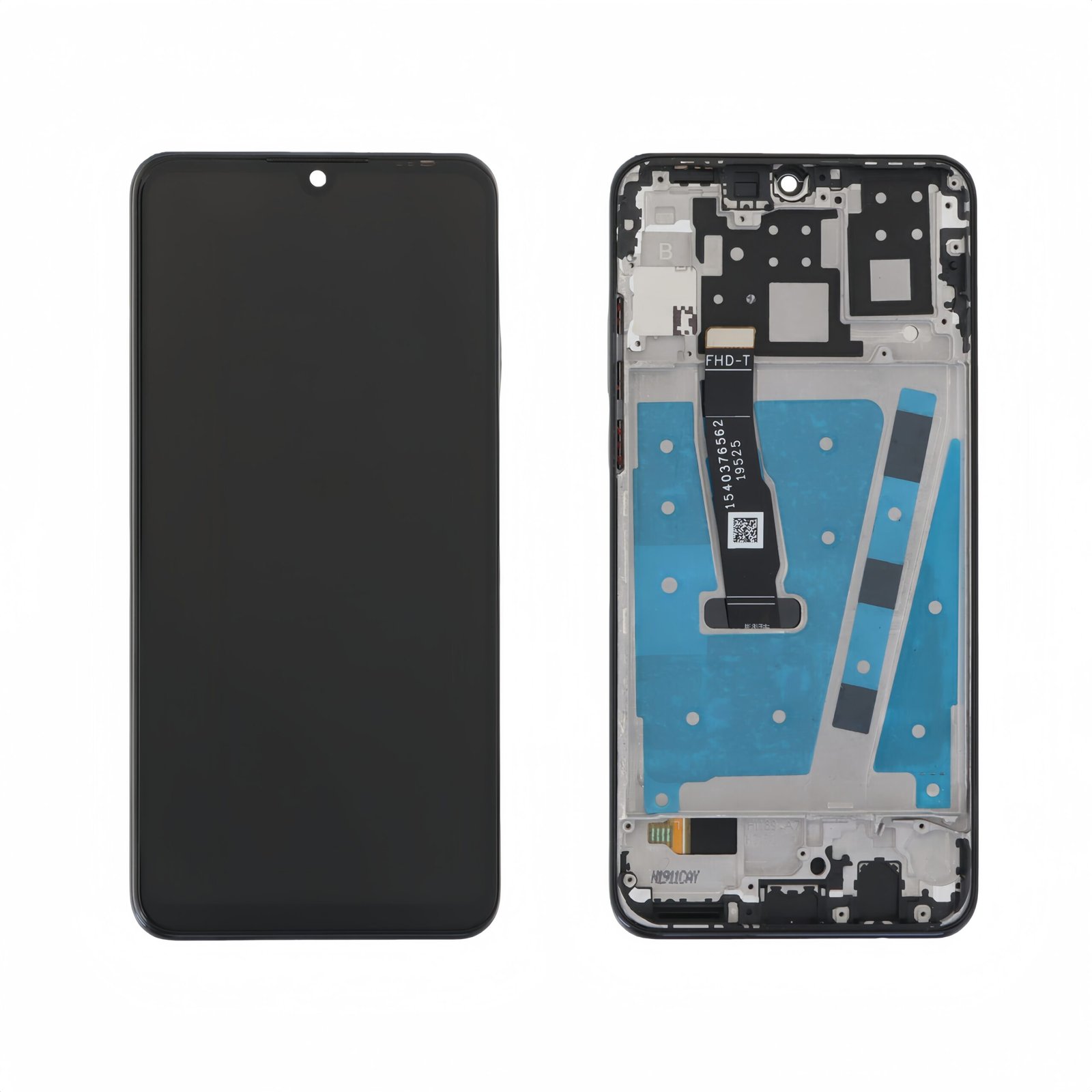Original Nuevo Pantalla Huawei P30 Lite/Nova 4E Negra con marco Completa LCD + Táctil