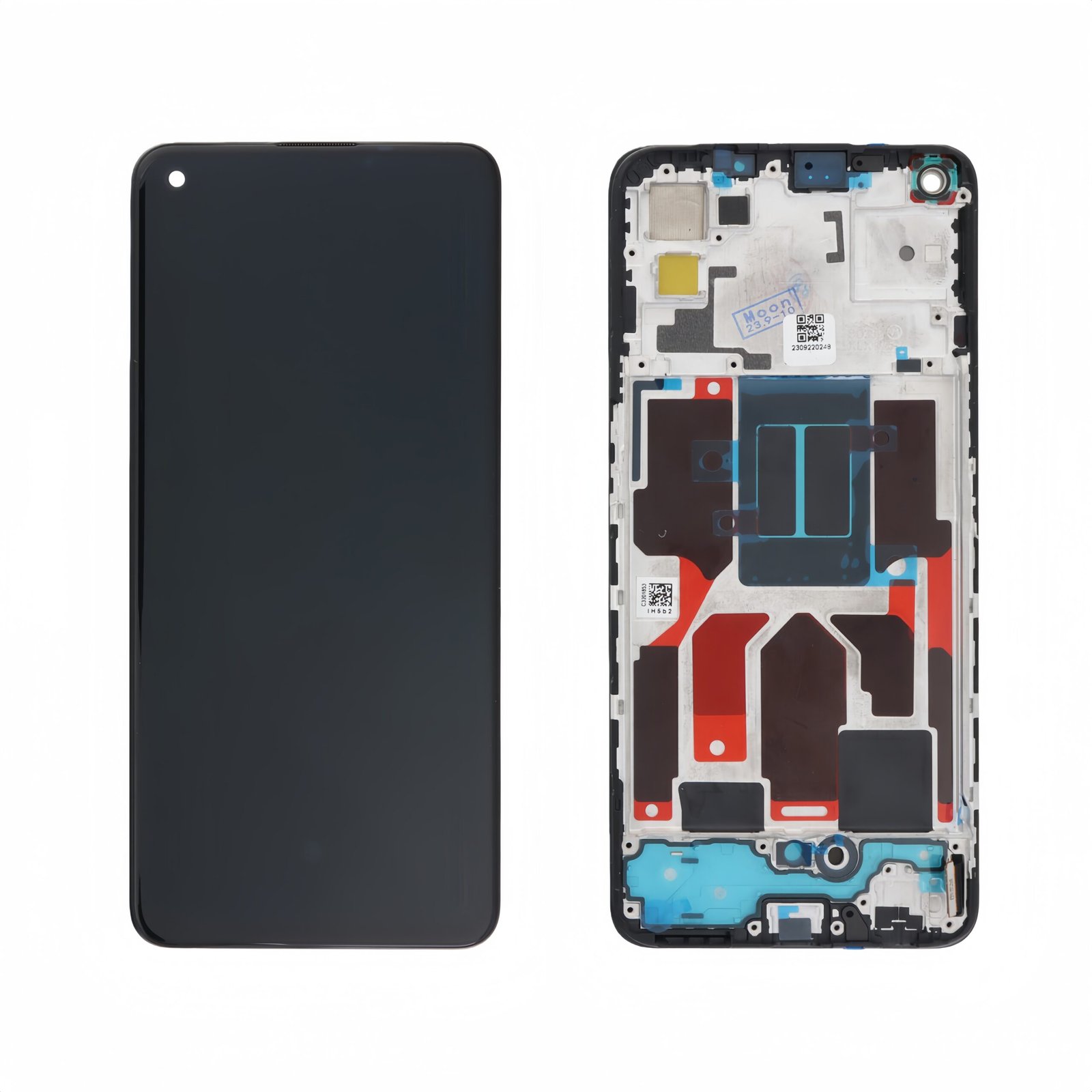 Original Nuevo Pantalla OPPO Find X3 Lite/Reno 5 5G cph2145 con marco Negra Completa LCD + Táctil