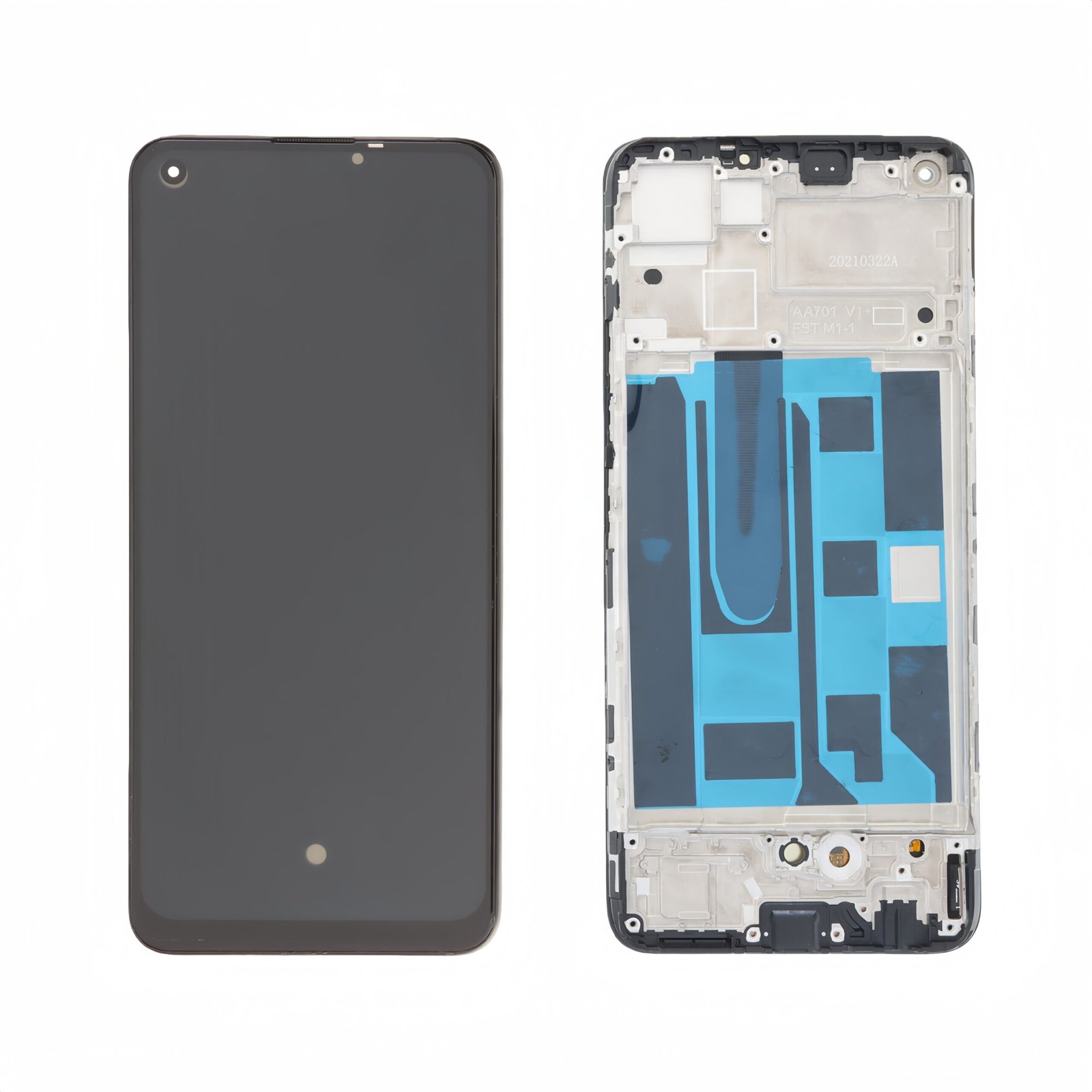 Original Nuevo Pantalla OPPO Realme 8 4G/8 Pro 4G Negra Completa LCD + Táctil con marco