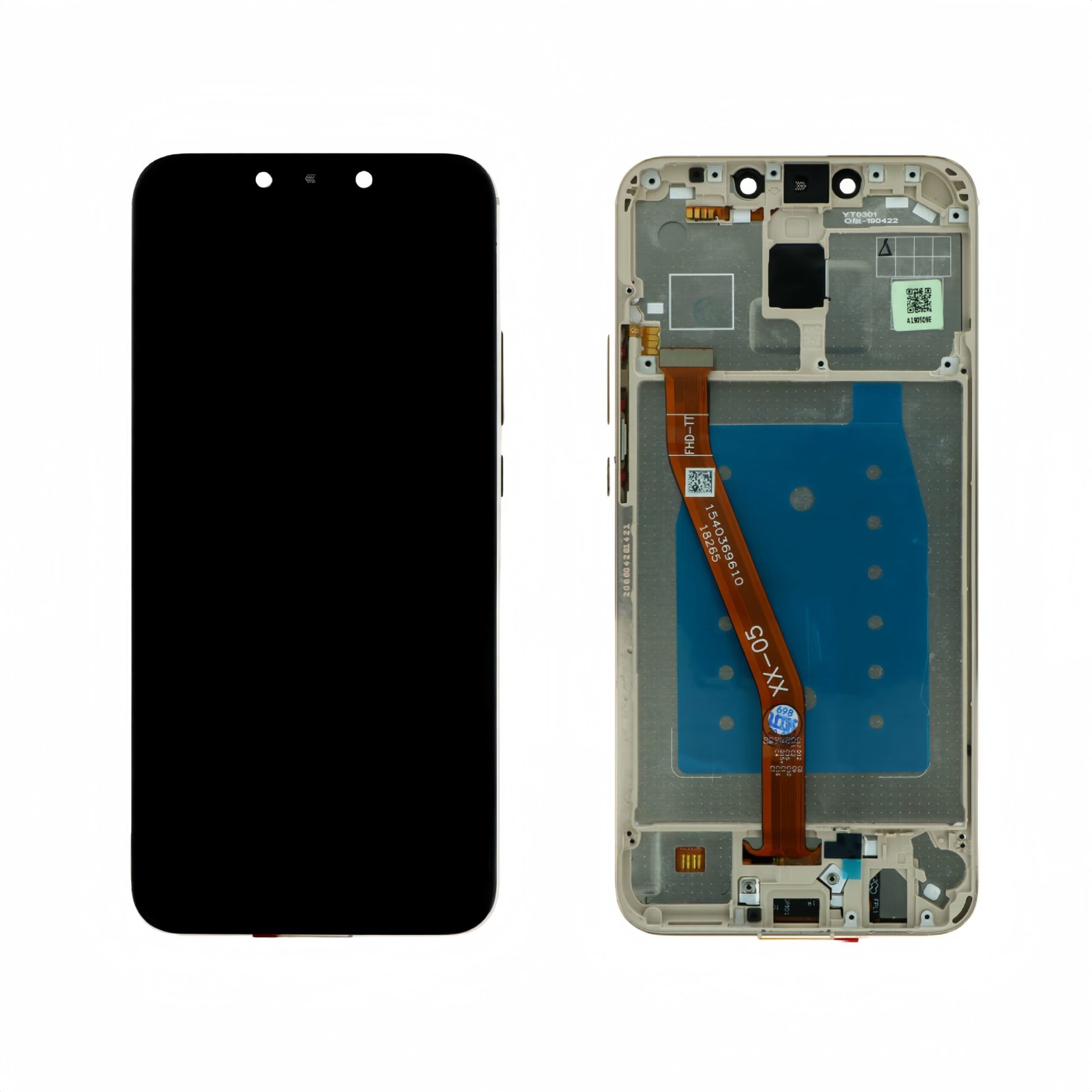 Original Pantalla Huawei Mate 20 Lite Dorada con marco Completa LCD + Táctil