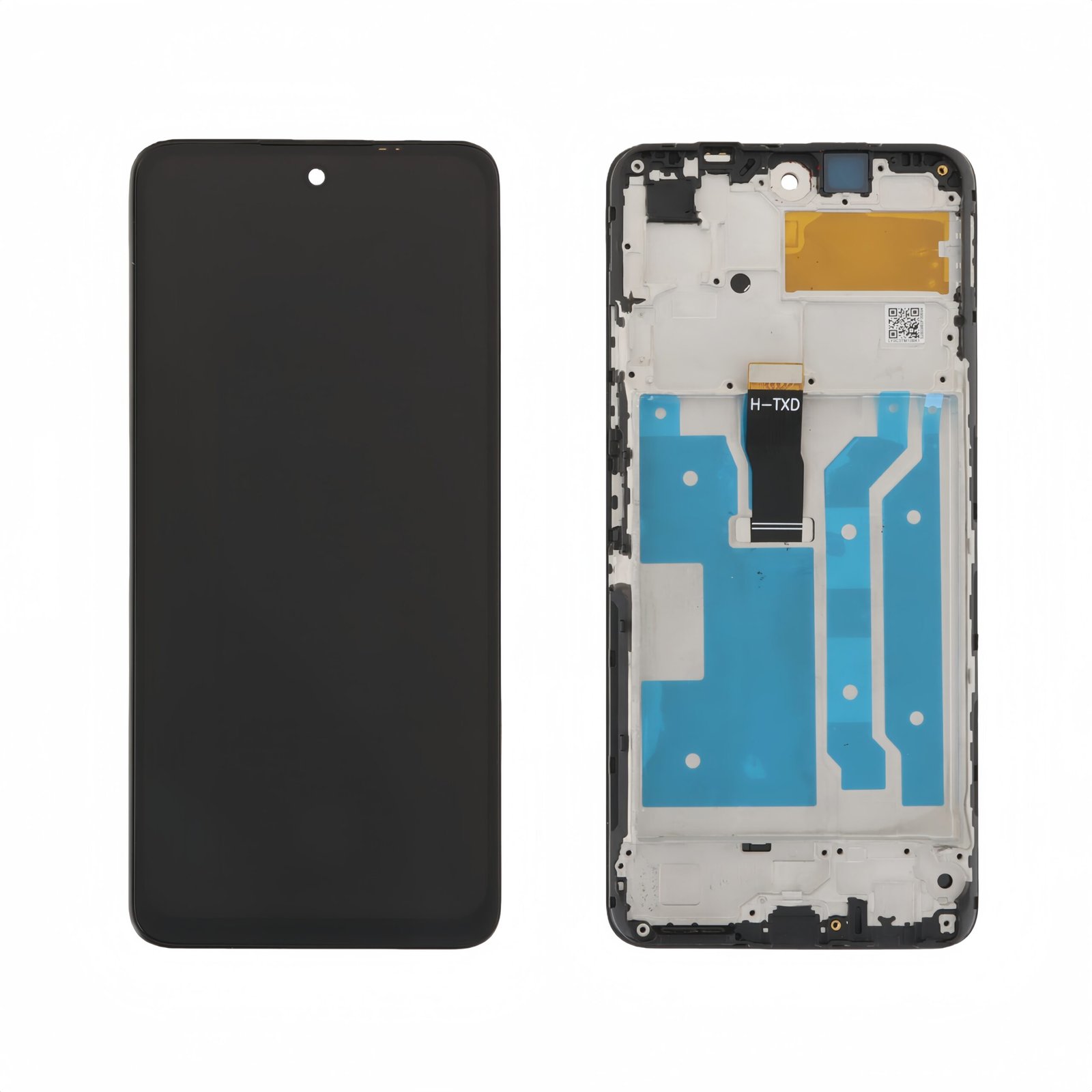 Original Pantalla Huawei P Smart 2021 Negra con marco LCD + Táctil