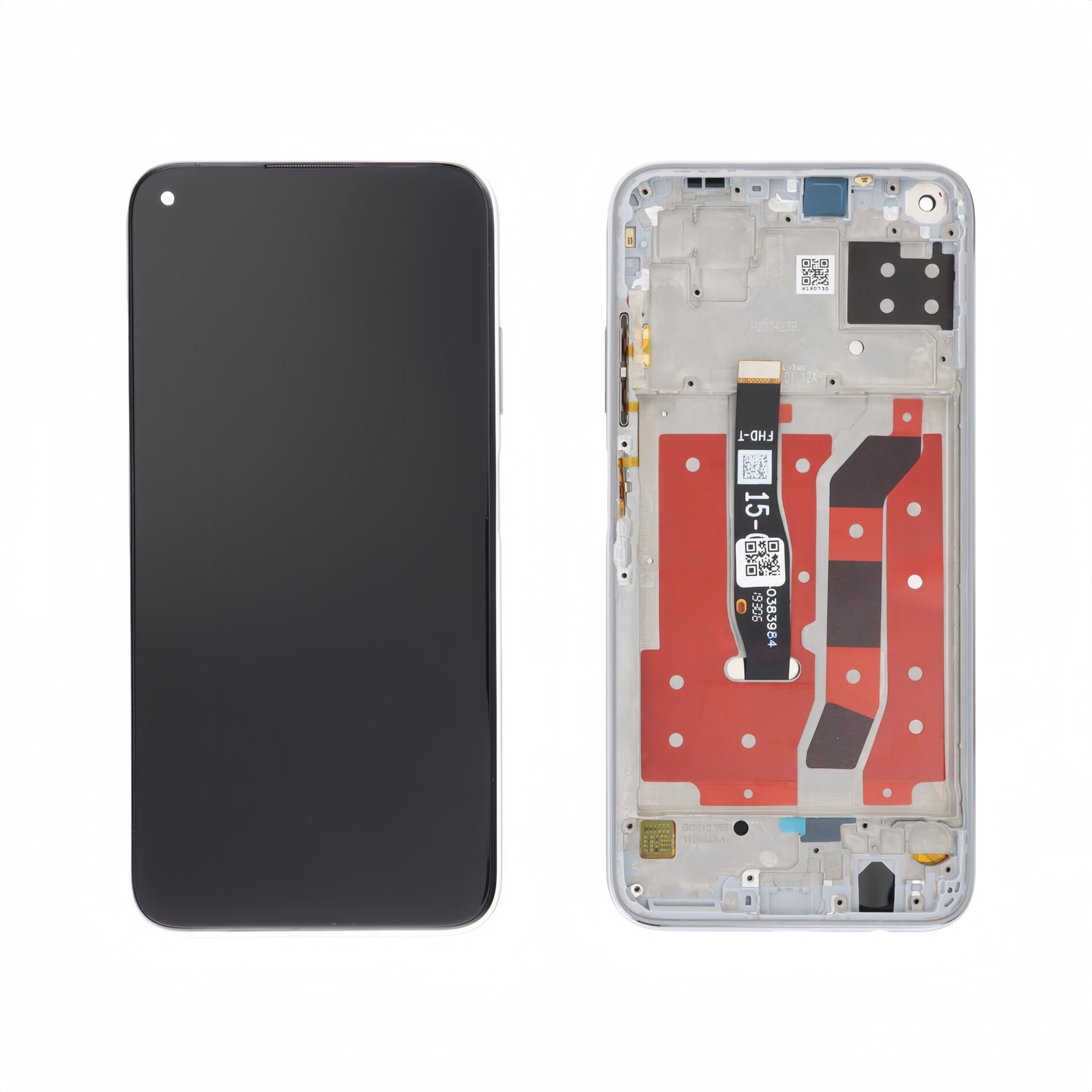 Original Pantalla Huawei P40 Lite/Nova 7i/Nova 6SE/Nova 5i Azul/Rosa Claro con marco Completa LCD + Táctil