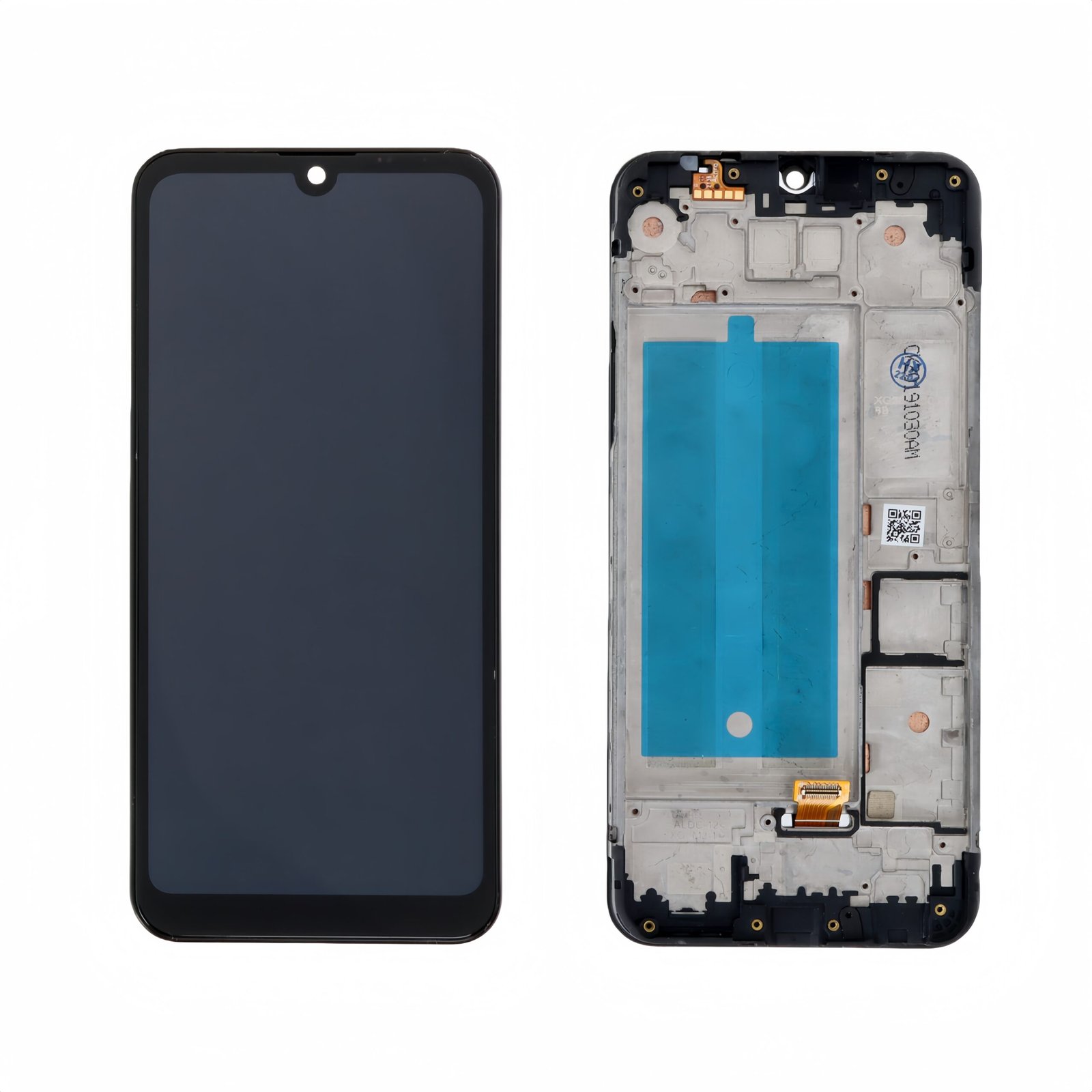 Original Pantalla LG K40S/LMX430EMW Negro con marco Completa LCD + Táctil