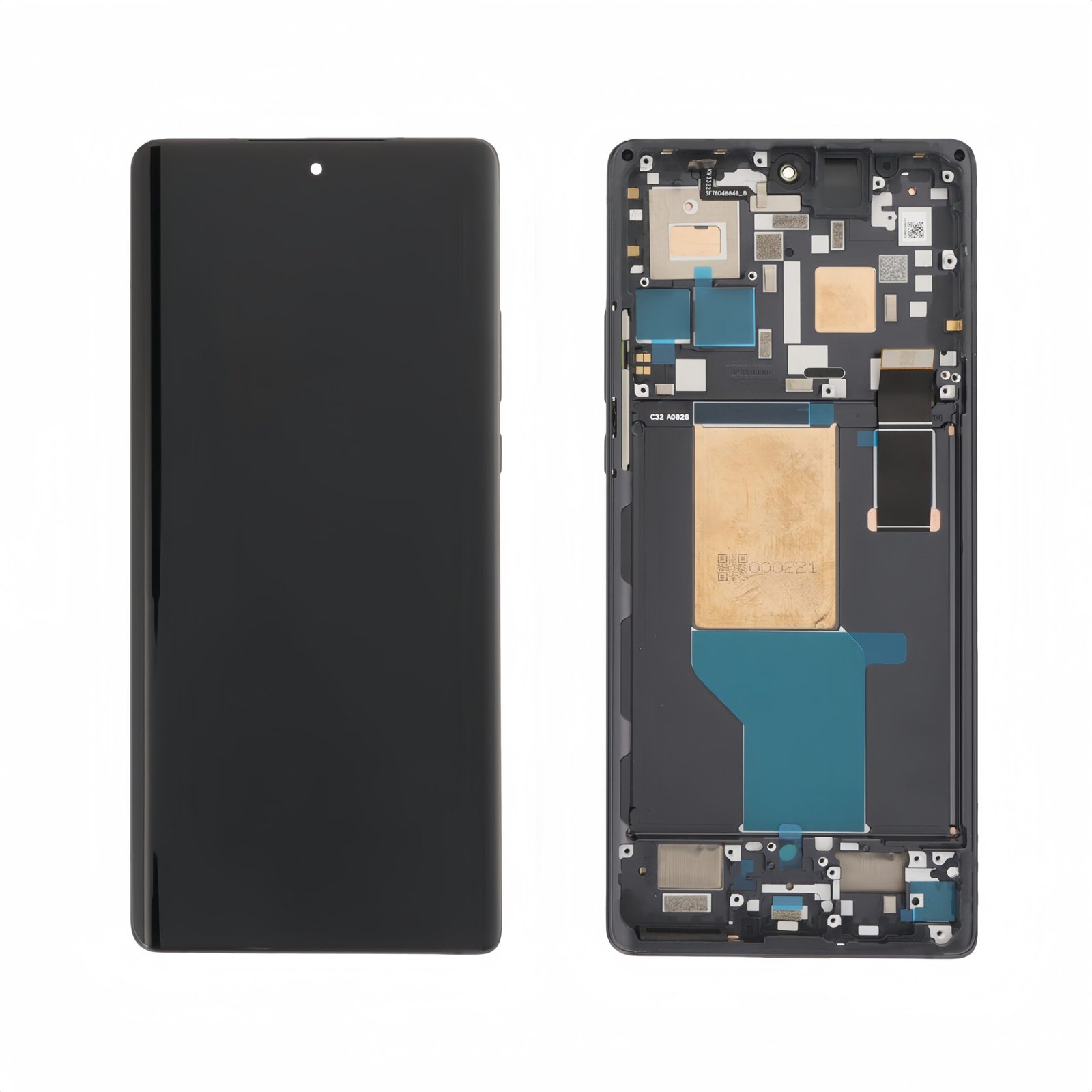 Original Pantalla Motorola Moto Edge 30 Ultra Negra Completa LCD + Táctil con marco