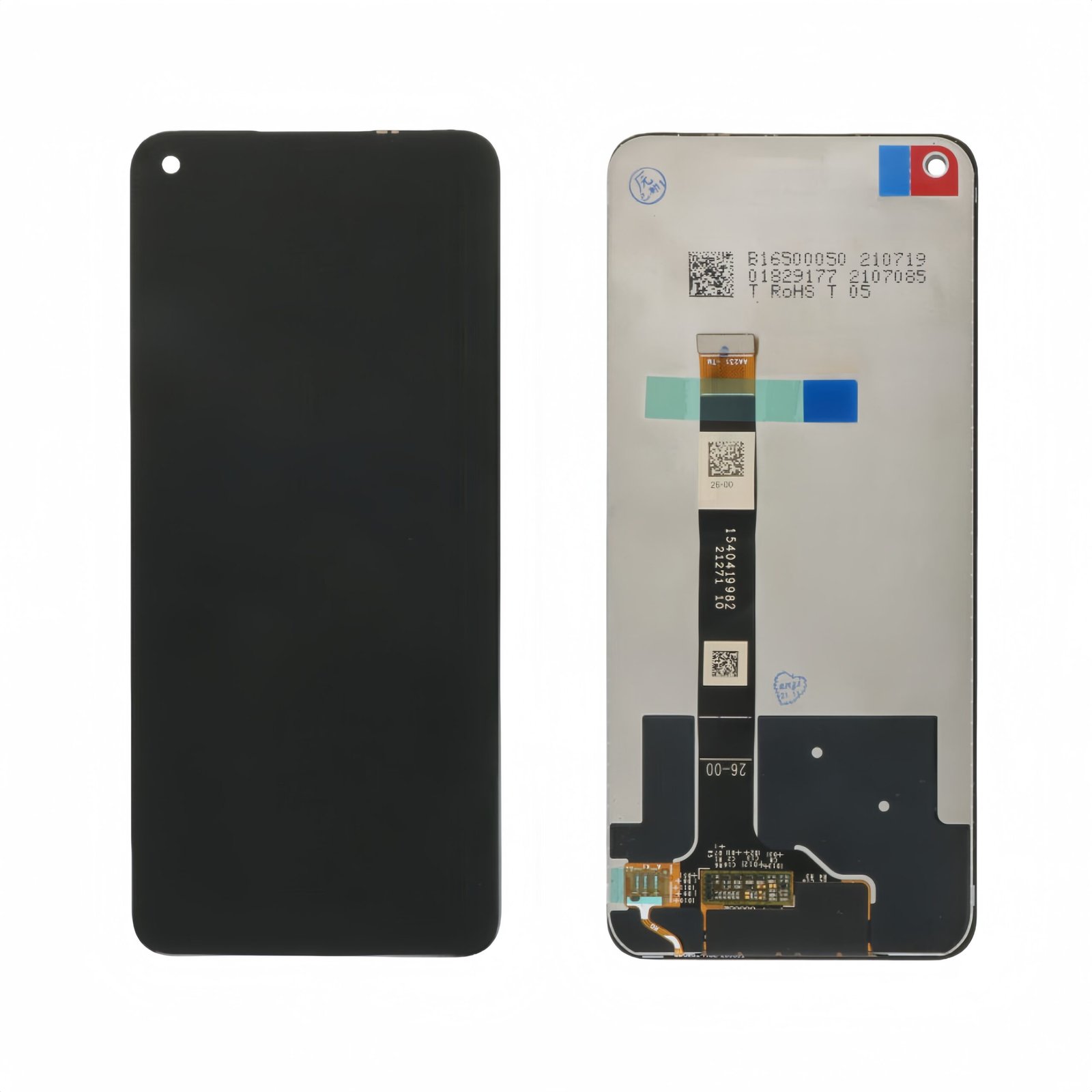 Pantalla OPPO Realme 8 5G/Narzo 30 5G Negra Completa LCD + Táctil SERVICE PACK
