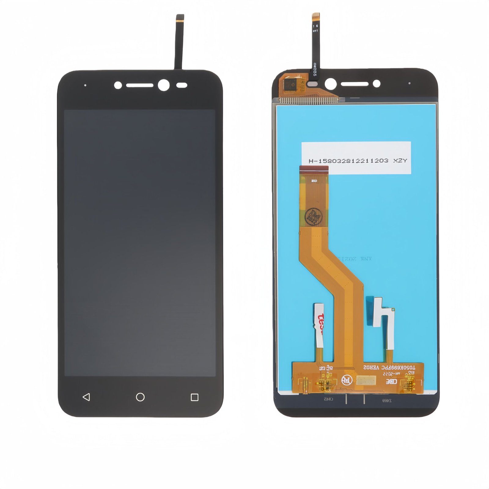 Original Pantalla Wiko Y50 Negra Completa LCD + Táctil Original Pantalla Wiko Y50 Negra Completa LCD + Táctil