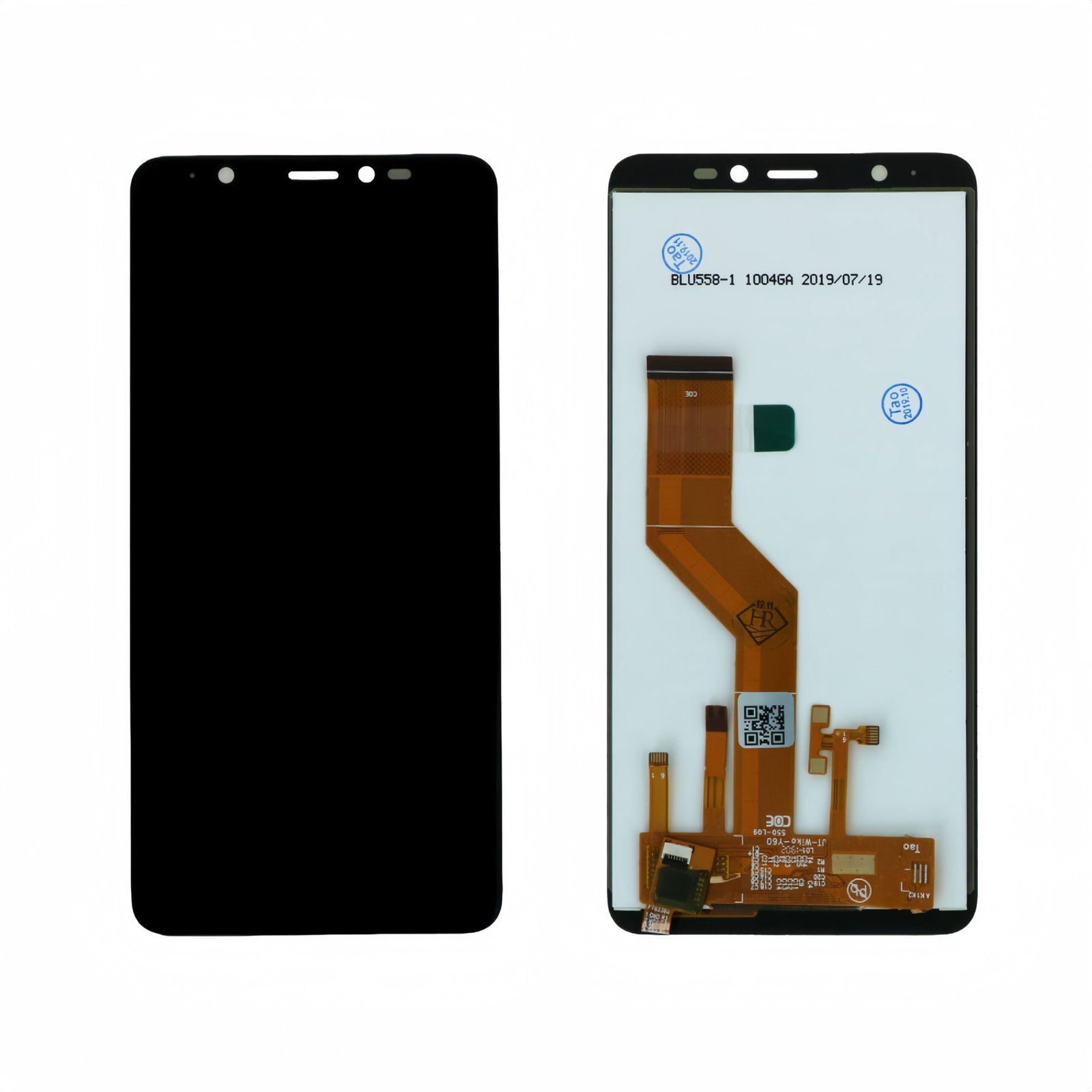 Original Pantalla Wiko Y60 Negra Completa LCD + Táctil