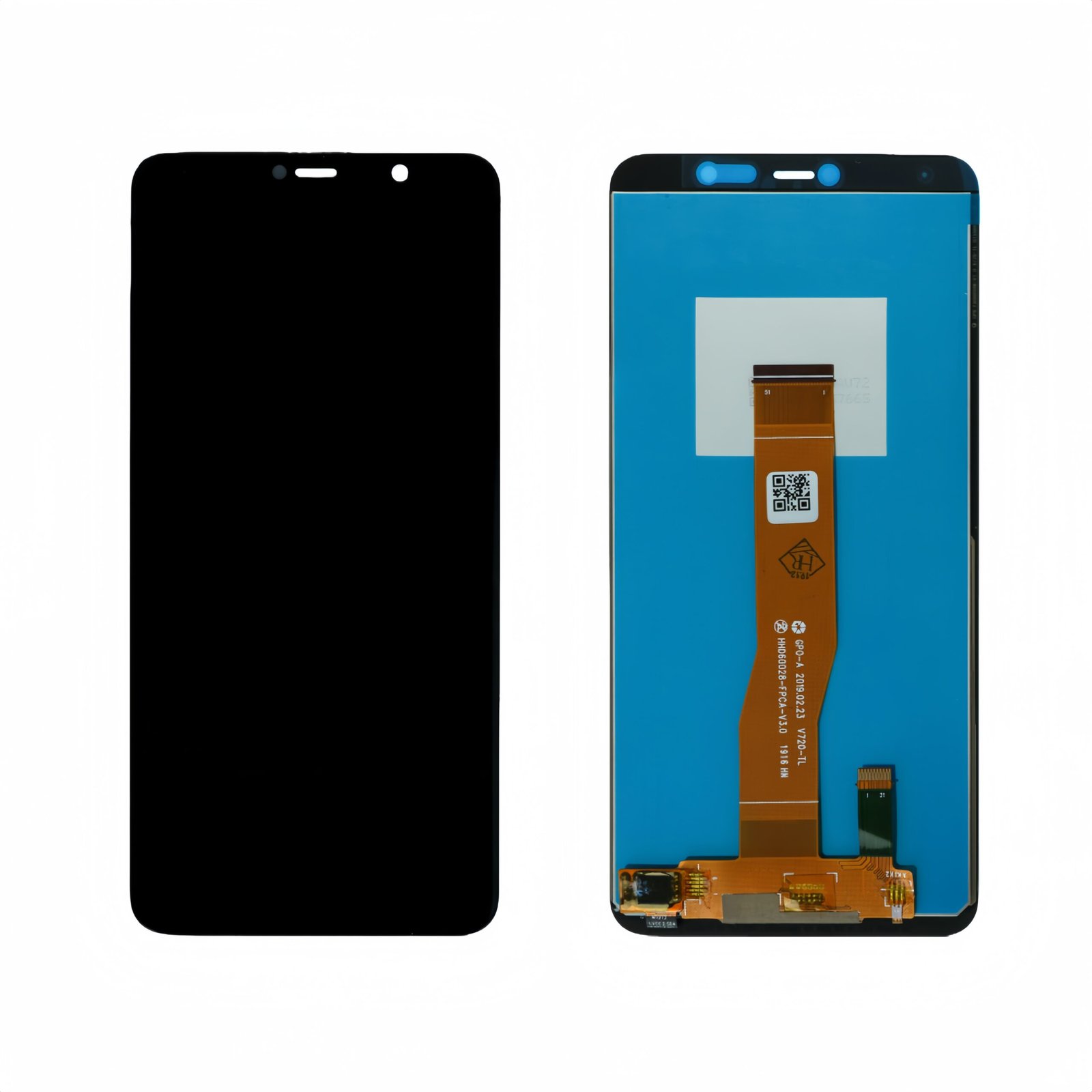 Original Pantalla Wiko Y80 Negra Completa LCD + Táctil