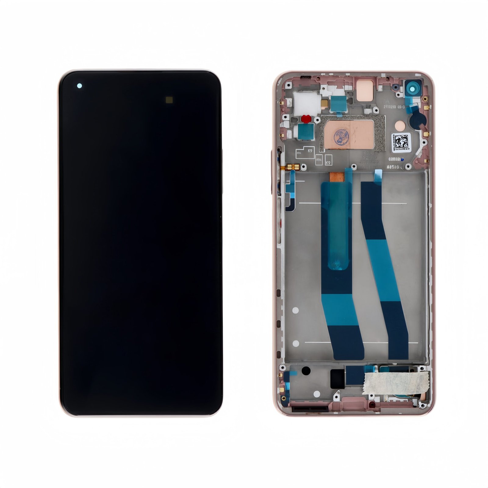 Original Pantalla Xiaomi Mi 11 Lite 4G/5G/NE 5G Rosa con marco