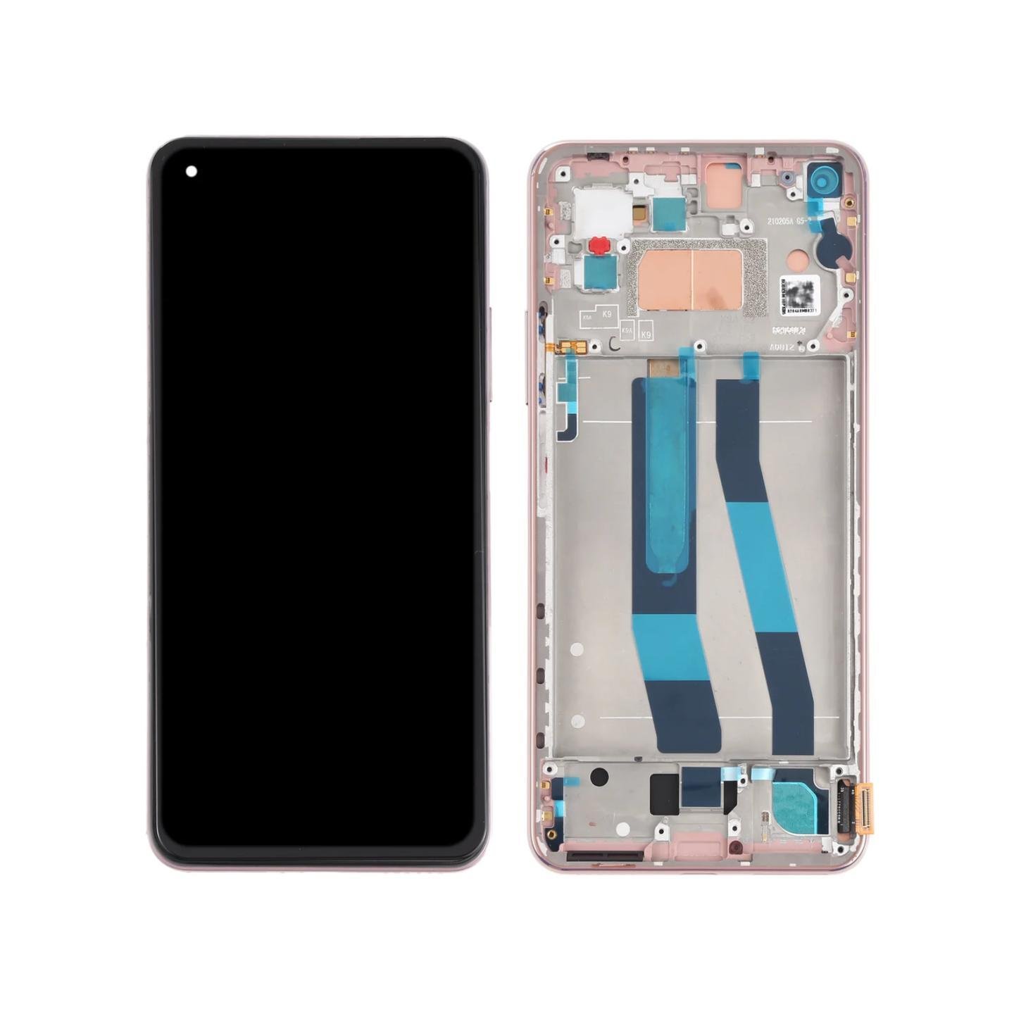 Pantalla Xiaomi Mi 11 Lite 5G NE/Mi 11 Lite 4G/5G con marco Amarillo Pantalla Xiaomi Mi 11 Lite 5G NE/Mi 11 Lite 4G/5G con marco Amarillo