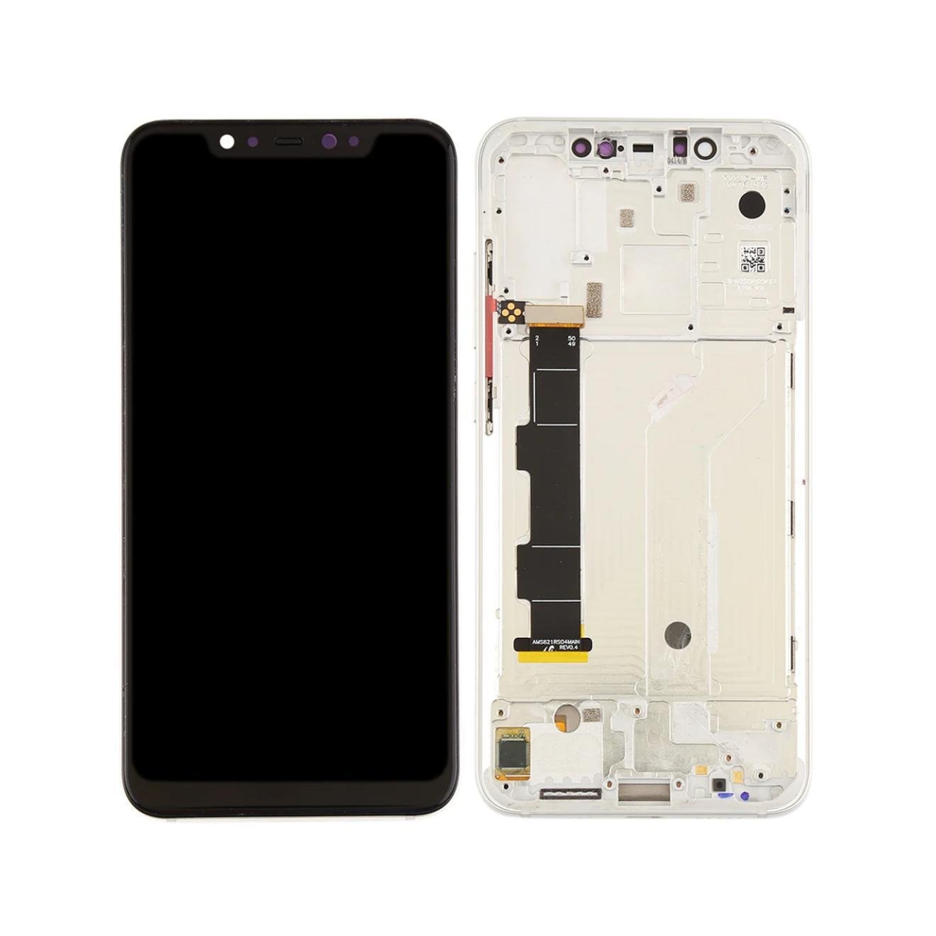 Original Pantalla Xiaomi Mi 8 con marco Blanco Completa LCD + Táctil