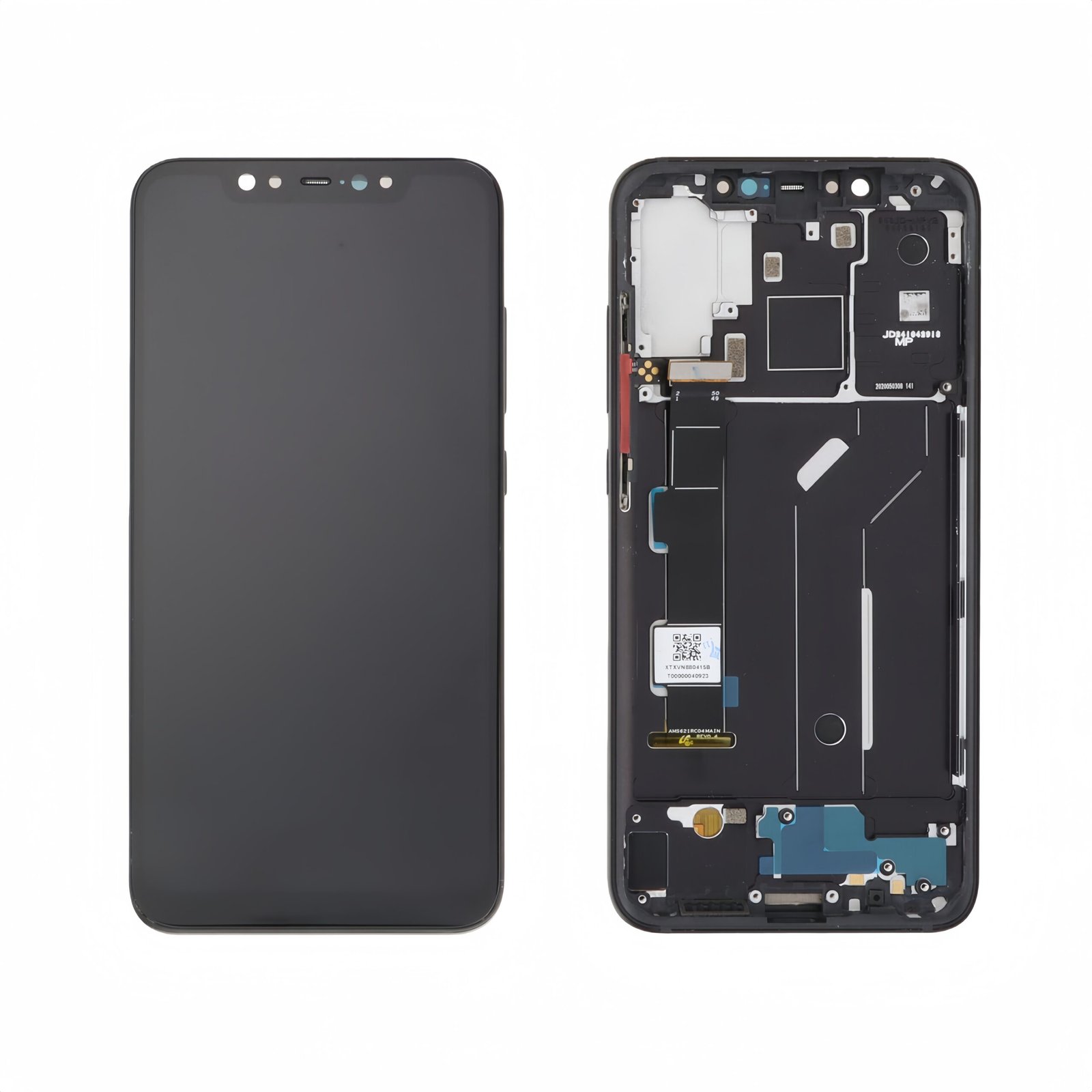 Original Pantalla Xiaomi Mi 8 con marco Negra Completa LCD + Táctil SERVICE PACK