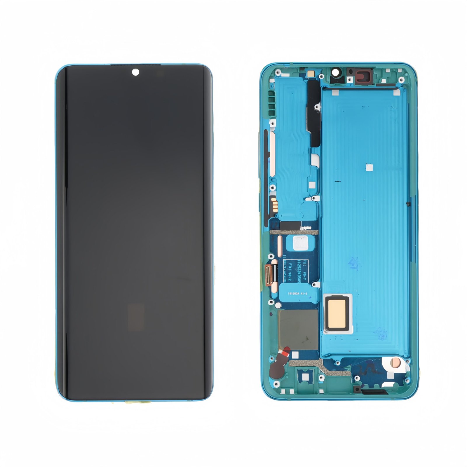 Original Pantalla Xiaomi Mi Note 10/CC9 Pro/Note 10 Pro Verde Aurora con marco Completa LCD + Táctil