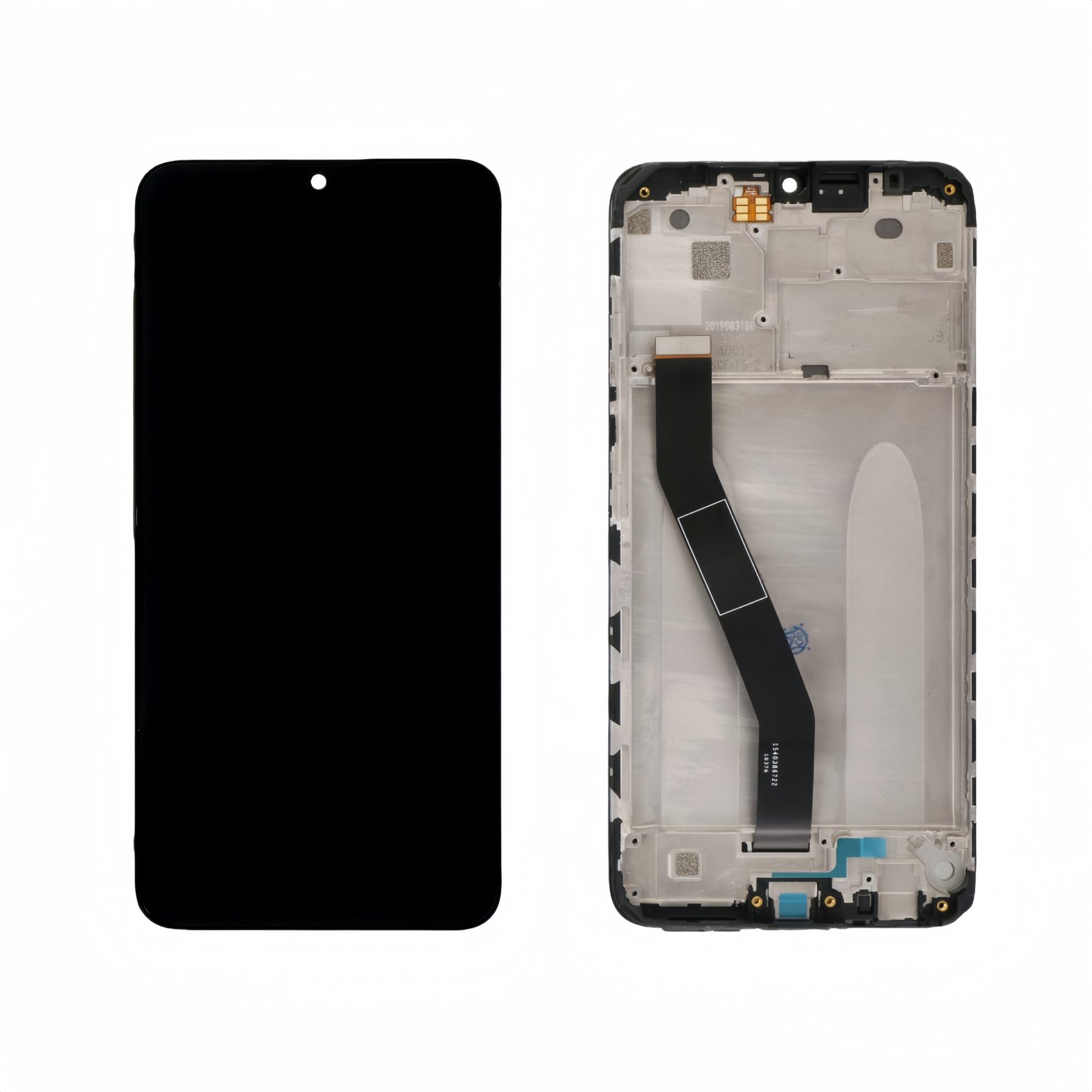Original Pantalla Xiaomi Redmi 8/8A/8A Pro (2019) Negro con marco Completa LCD + Táctil SERVICE PACK