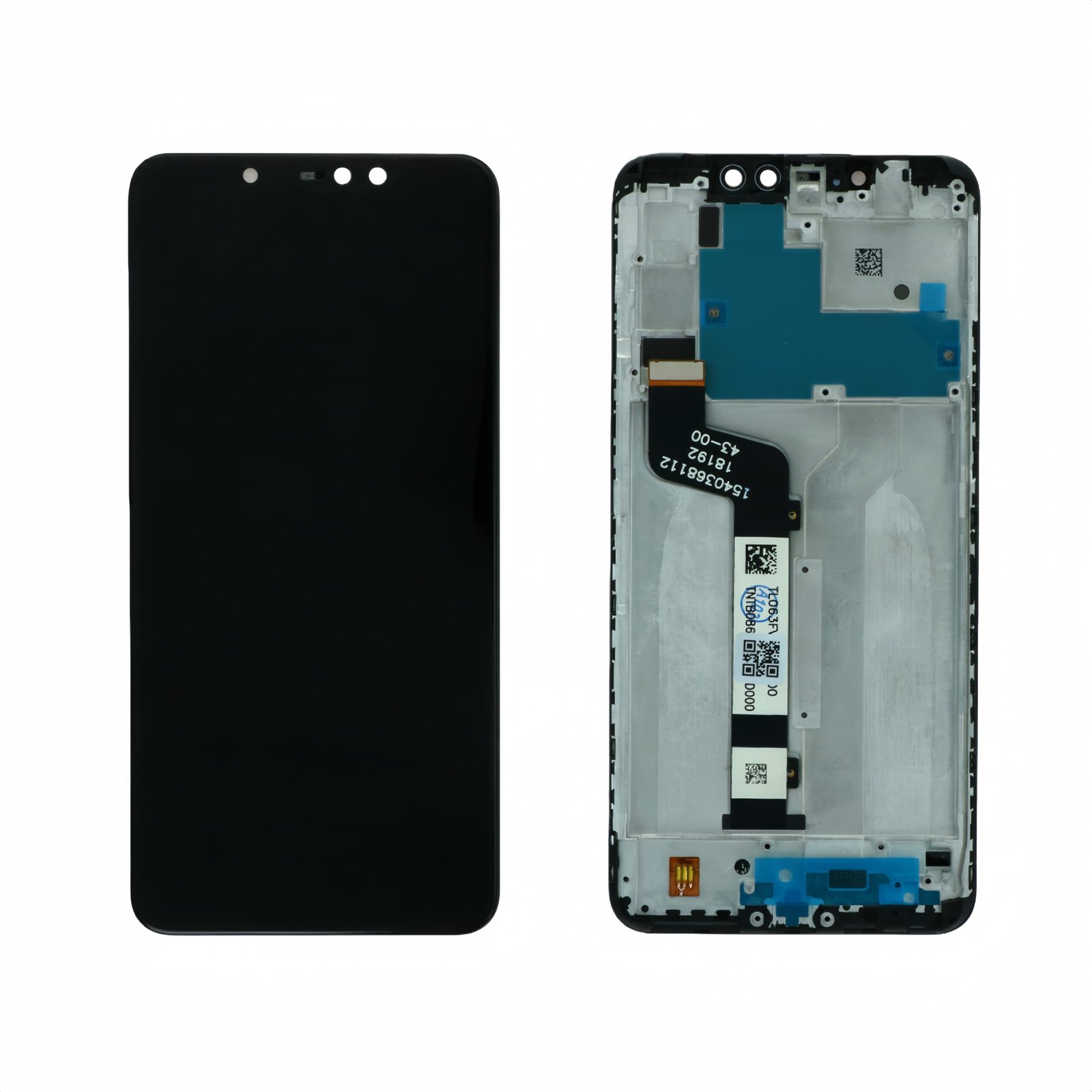 Original Pantalla Xiaomi Redmi Note 6 Pro Negra con marco Completa LCD + Táctil