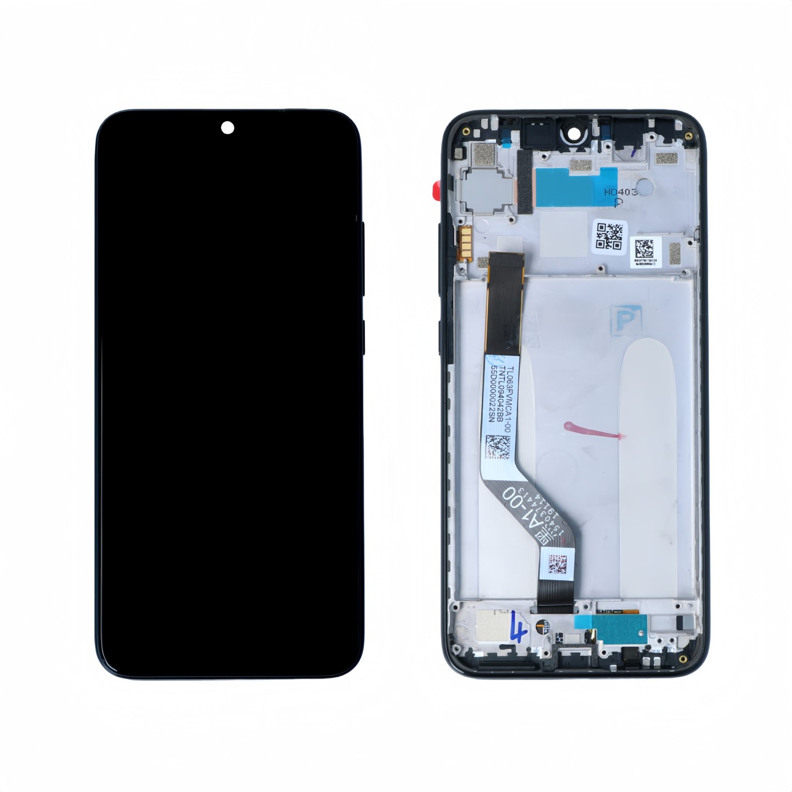 Original Pantalla Xiaomi Redmi Note 7 Negra con marco Completa LCD + Táctil
